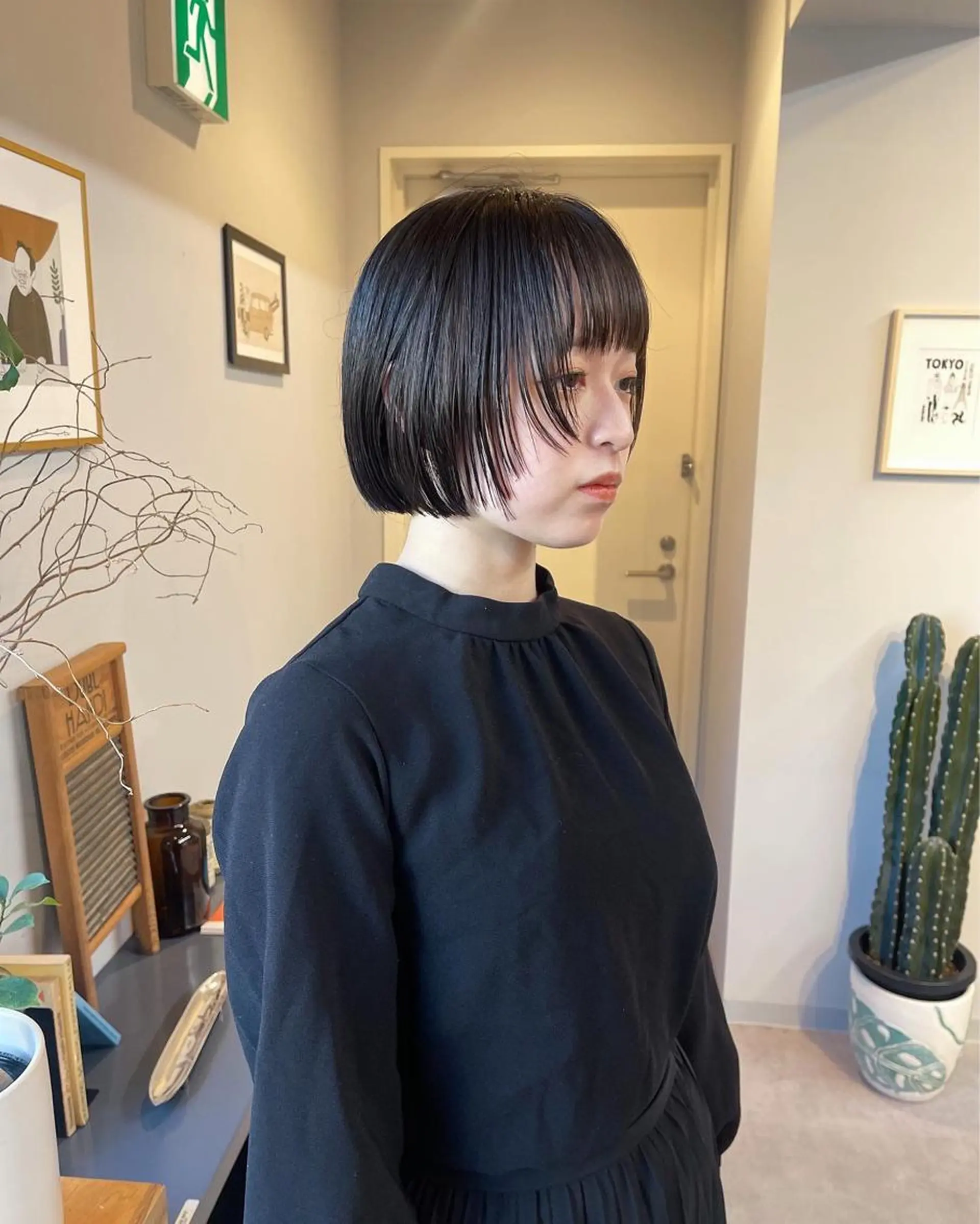 ショート カラー ボブ 顔まわりレイヤー レイヤーカット カット ヘアカラー トリートメント MEY HAIR / CURLYS所属・丁寧なカウンセリング 🌿KENTA🌿のヘアスタイル