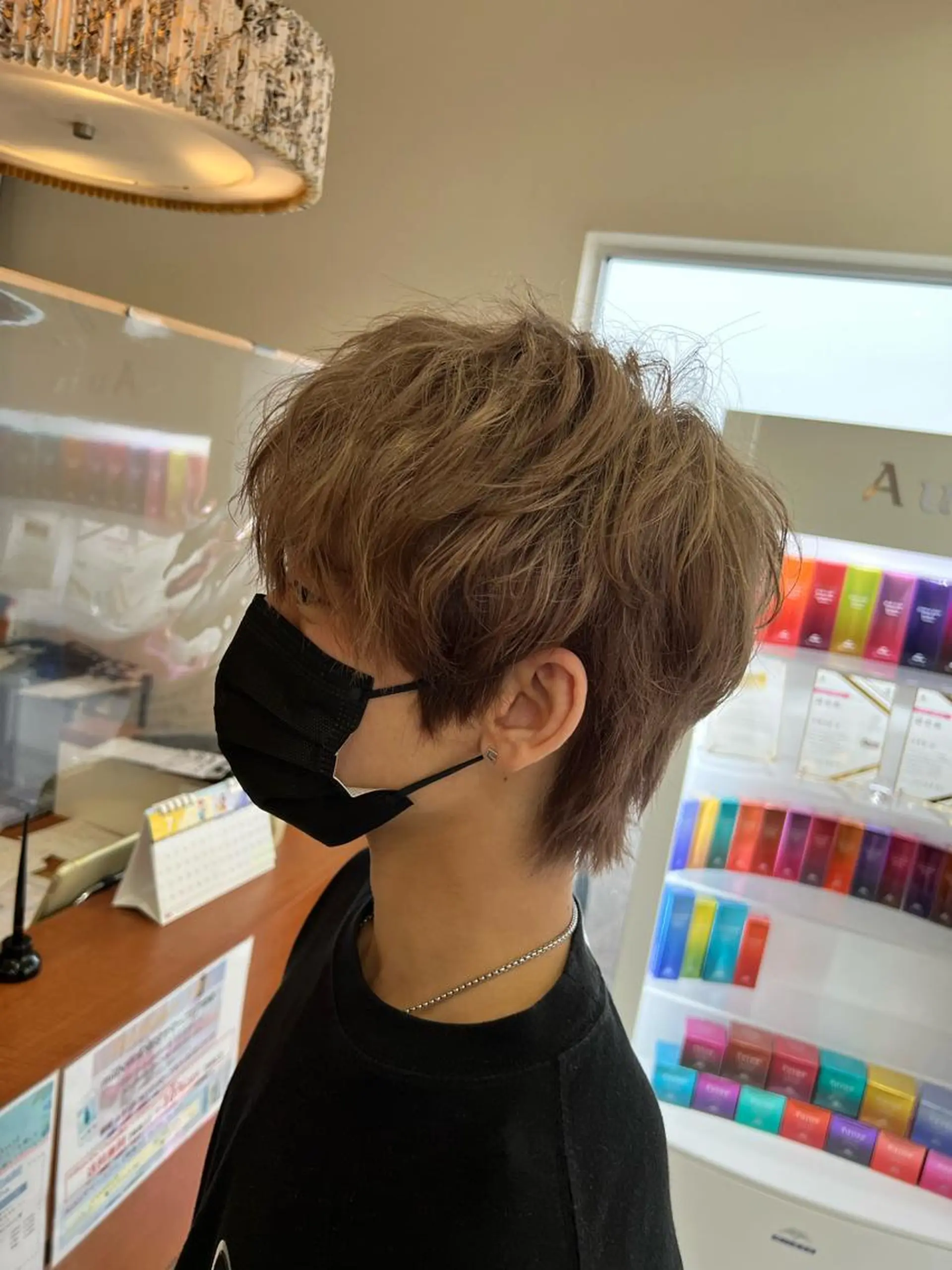 メンズ ヘアカラー 牧野 佳樹のヘアスタイル