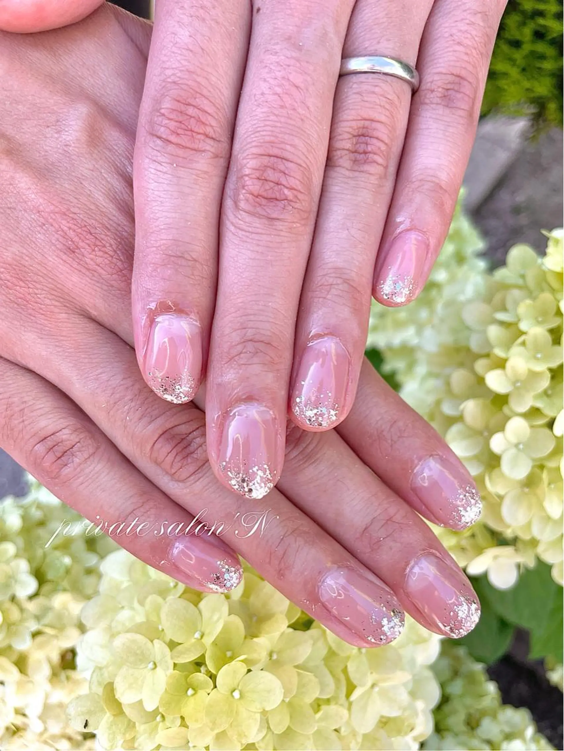 ネイル グラデーション ラメ(グリッター) ラメグラデーション BINERVA所属・BINERVA nail salonのネイルデザイン