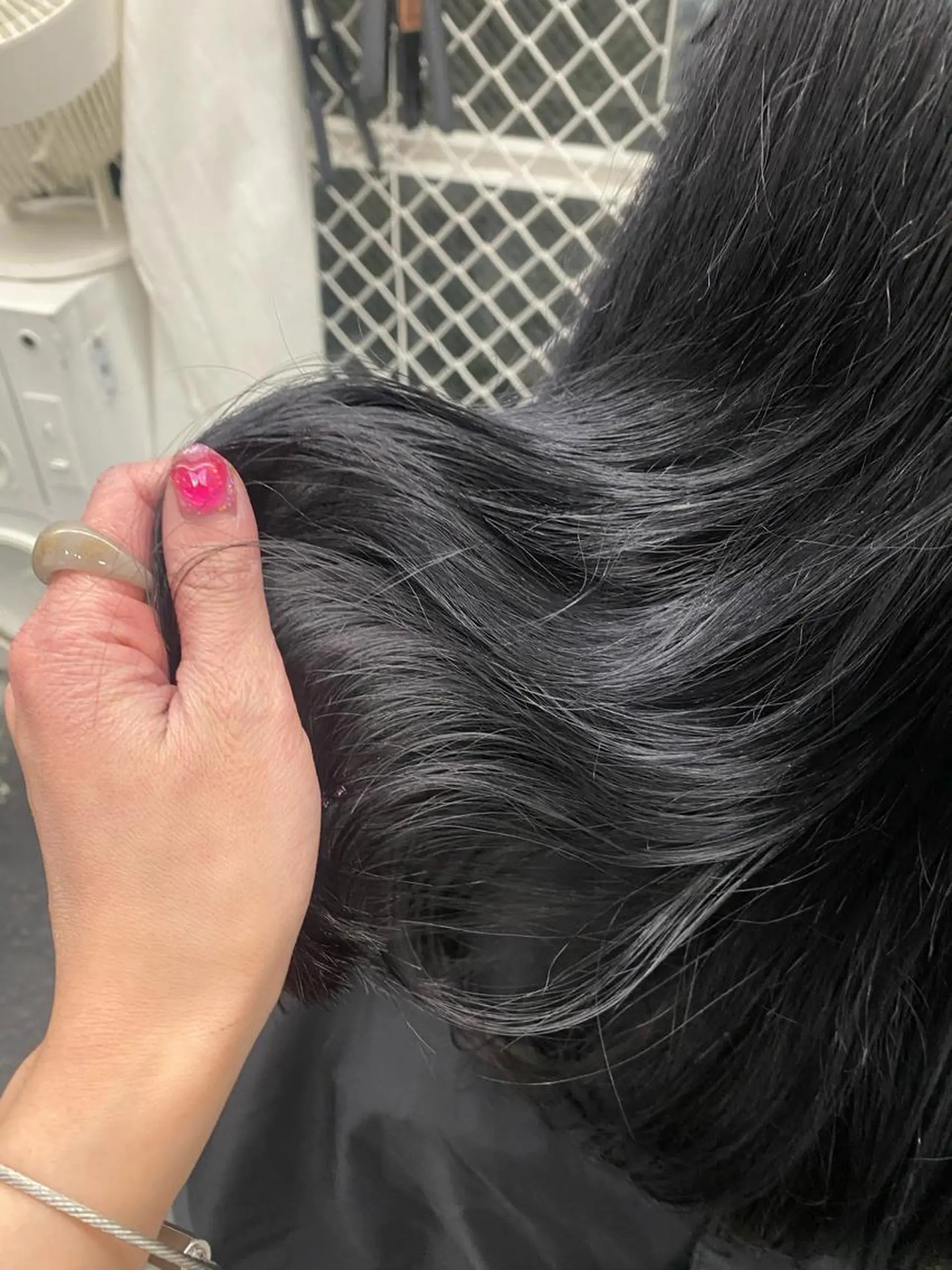 セミロング カット ヘアカラー サイレント美容師 アイリィのヘアスタイル