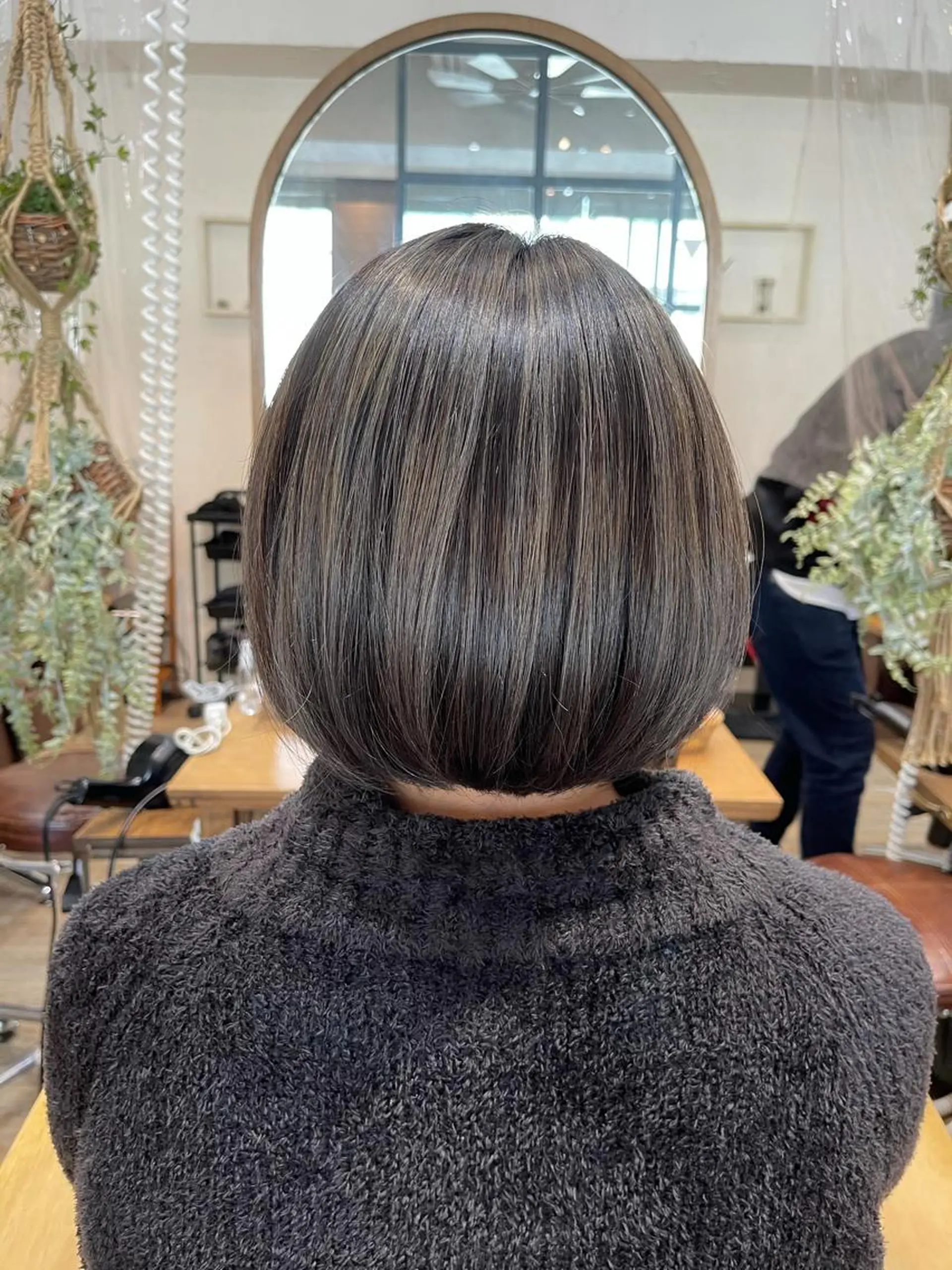 ショート カラー バレイヤージュ レイヤーカット 巻ける縮毛矯正✨ 木下晴一朗✨のヘアスタイル