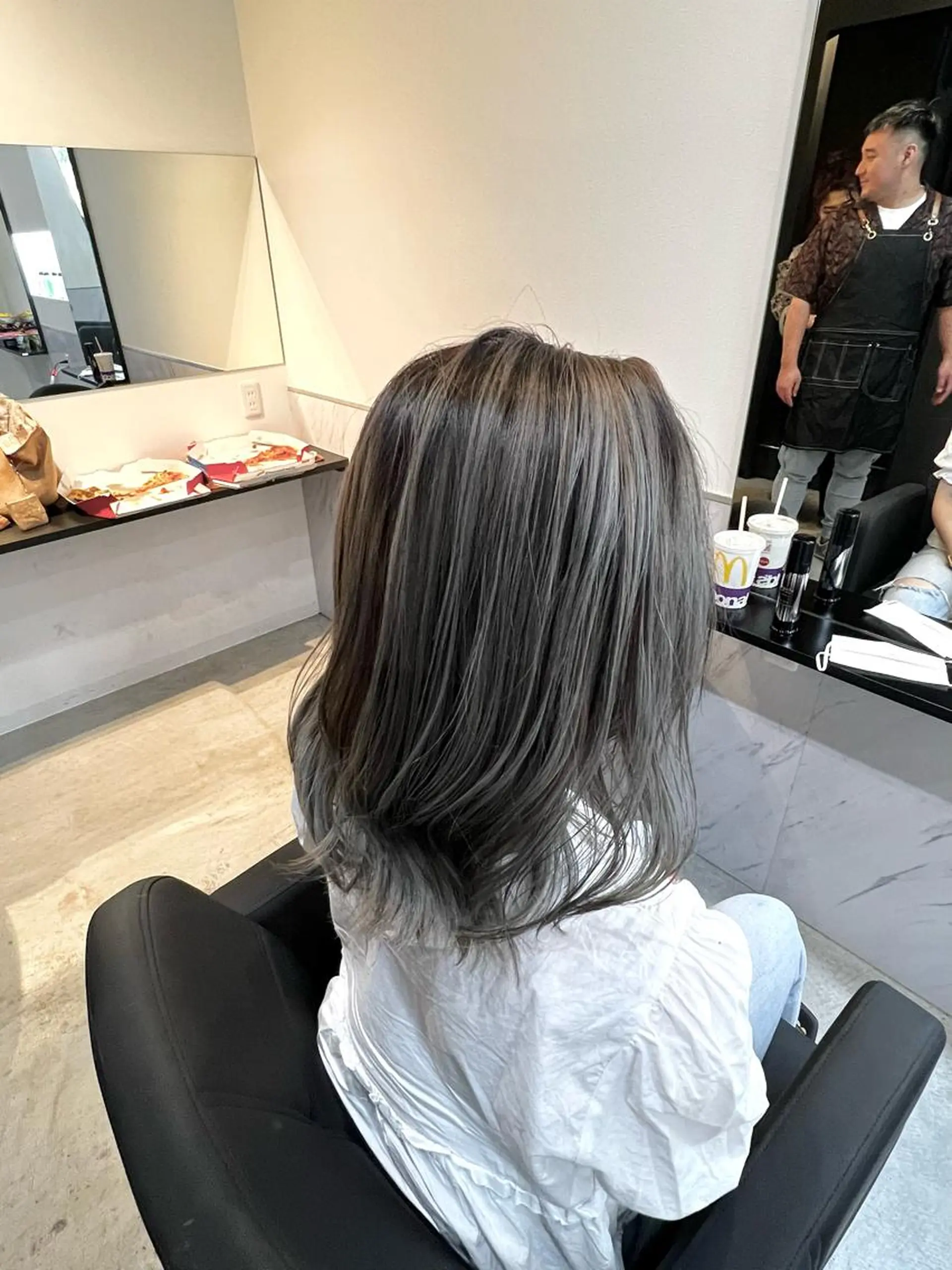 ミディアム カラー Anthurium 吹田💐のヘアスタイル