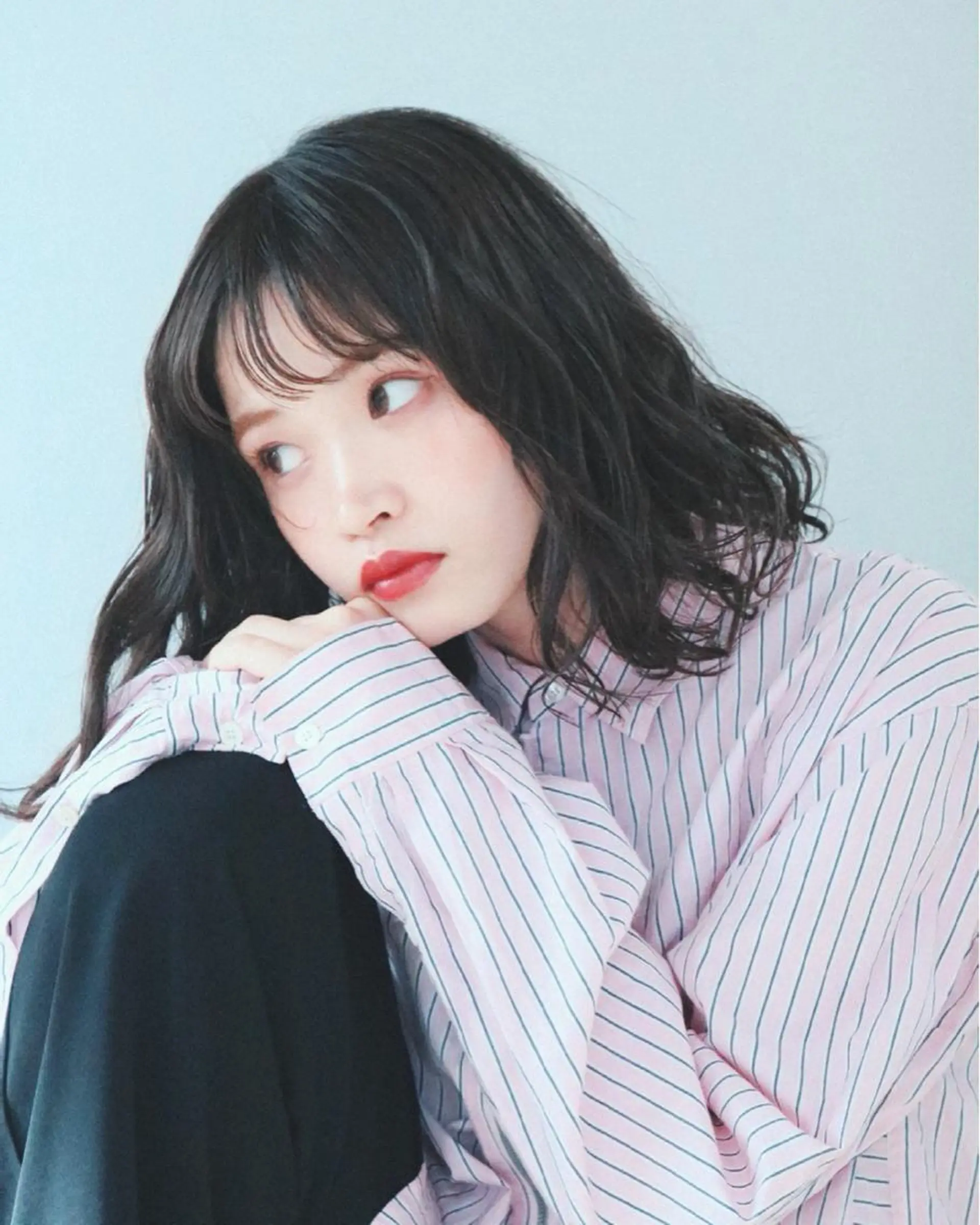 ミディアム カラー パーマ カット ヘアカラー トリートメント ooit 【オーイット】のヘアスタイル