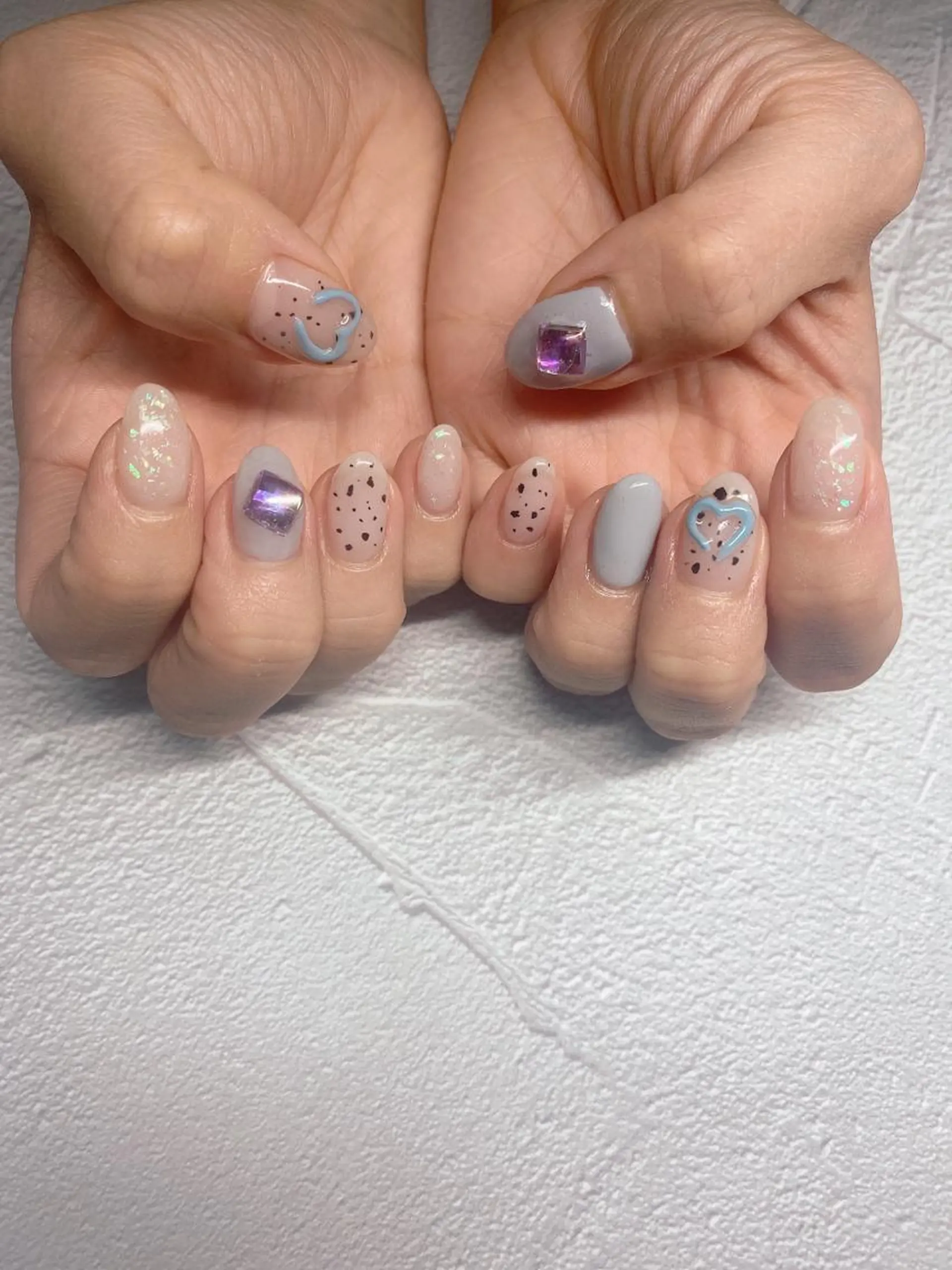 ネイル アートネイル クリアネイル ぷっくりネイル ハンドネイル Nail salon Museのネイルデザイン