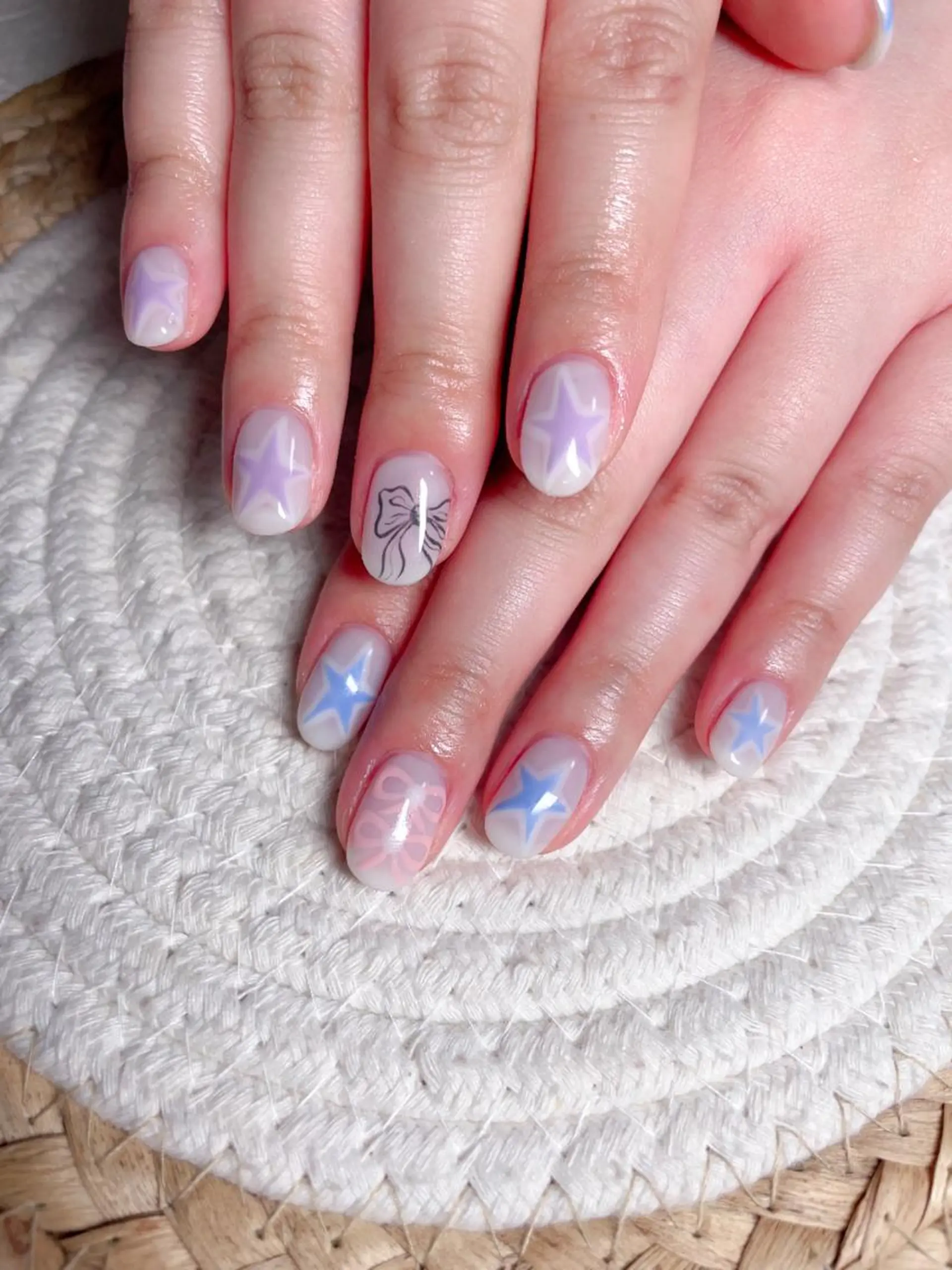 ネイル ハンドネイル M🌷nail 長さだし専門店のネイルデザイン