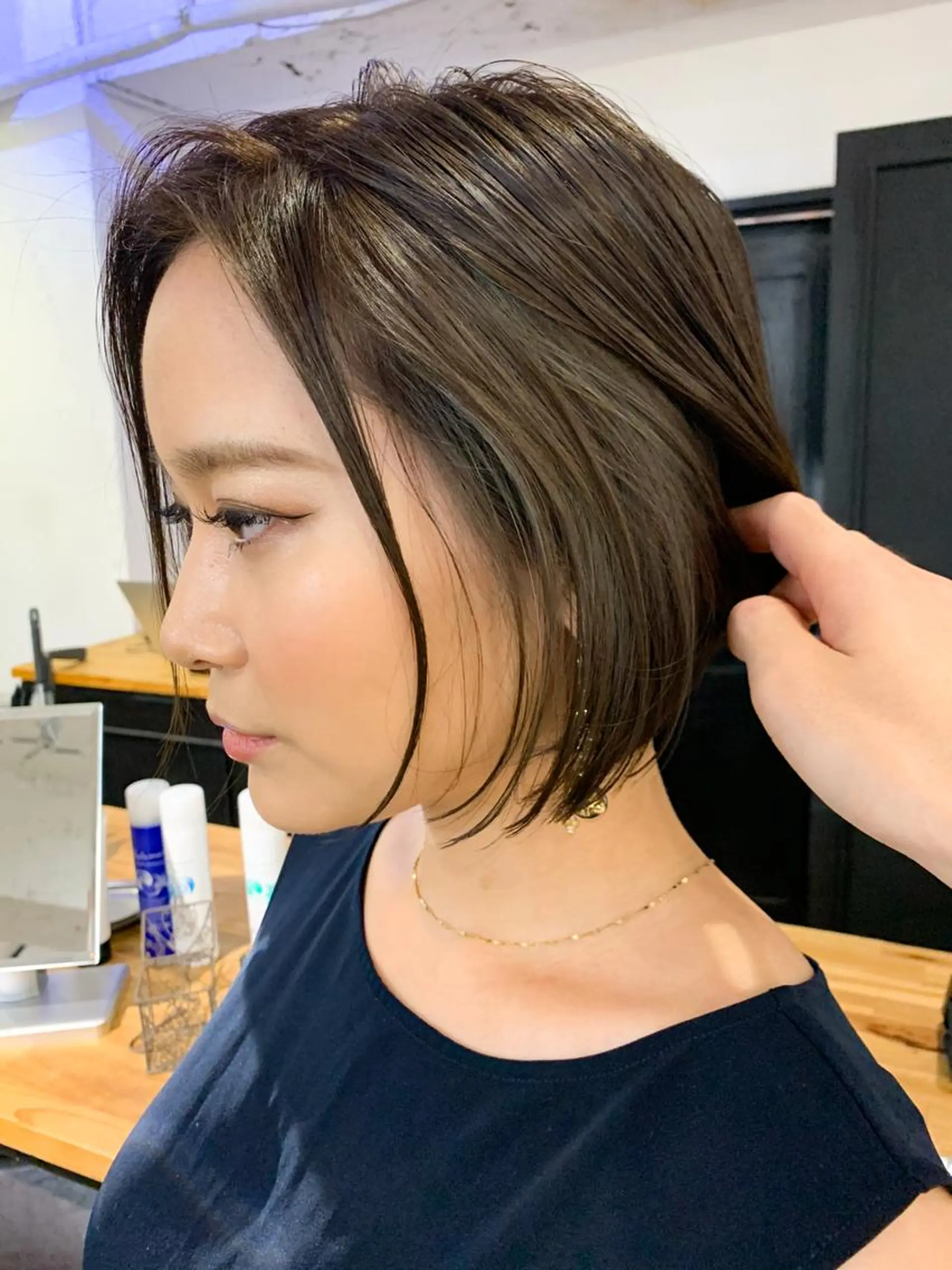 ショート カラー メンズパーマ メンズ特化ryoのヘアスタイル