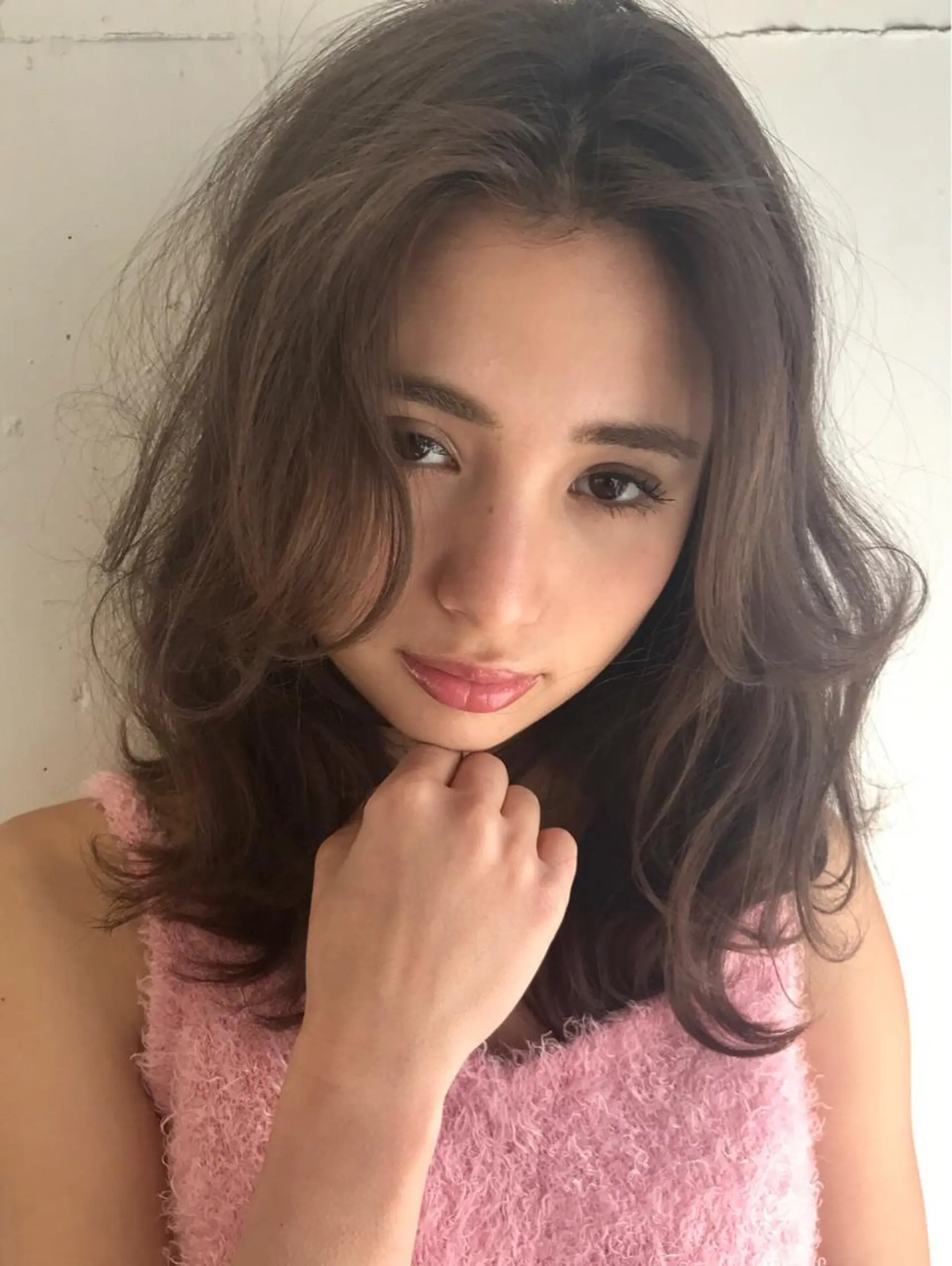 ロング カラー パーマ 長谷川 香織のヘアスタイル