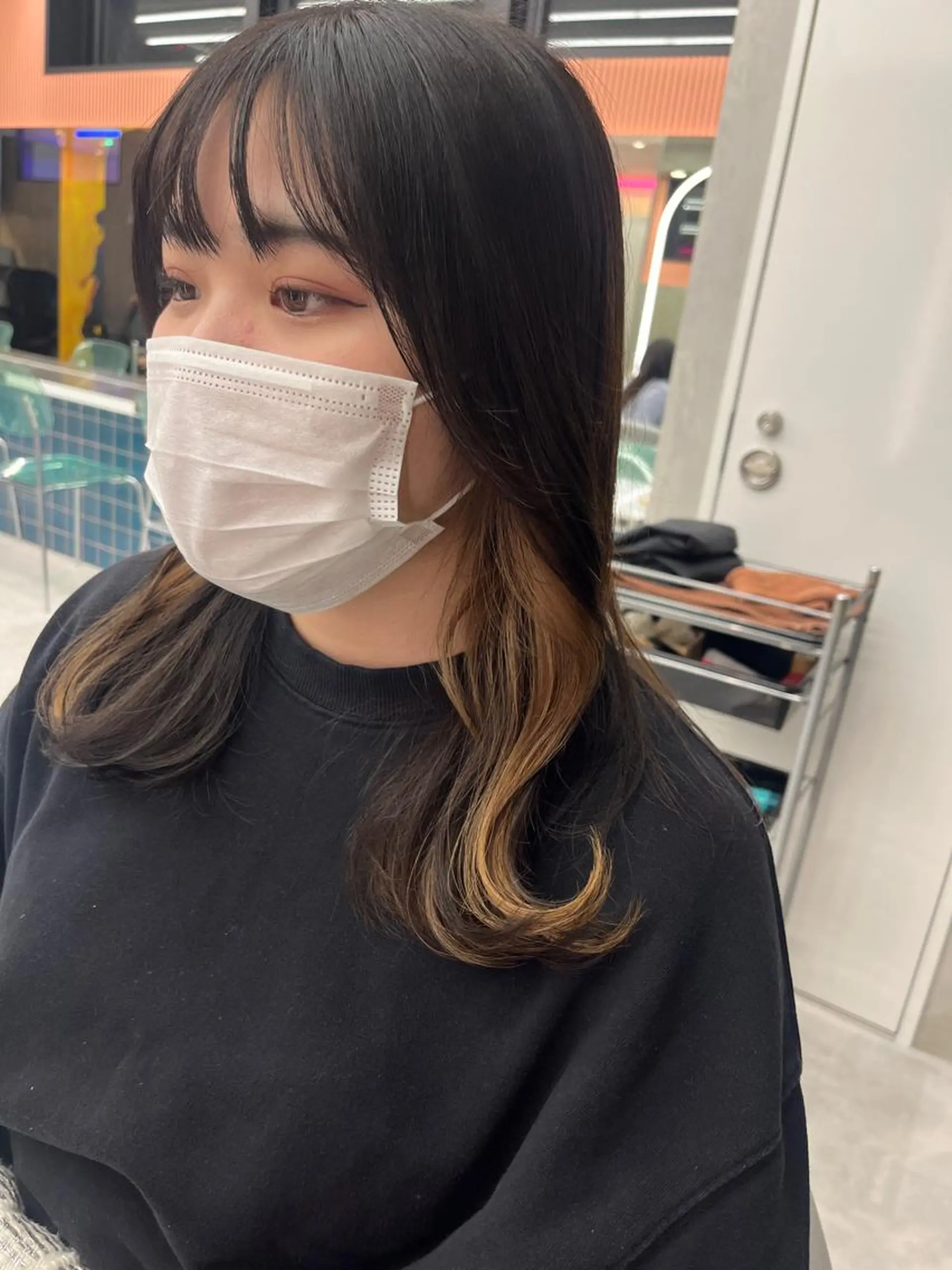 ミディアム ヘアカラー トリートメント Yurina 💖透明感カラー💖のヘアスタイル