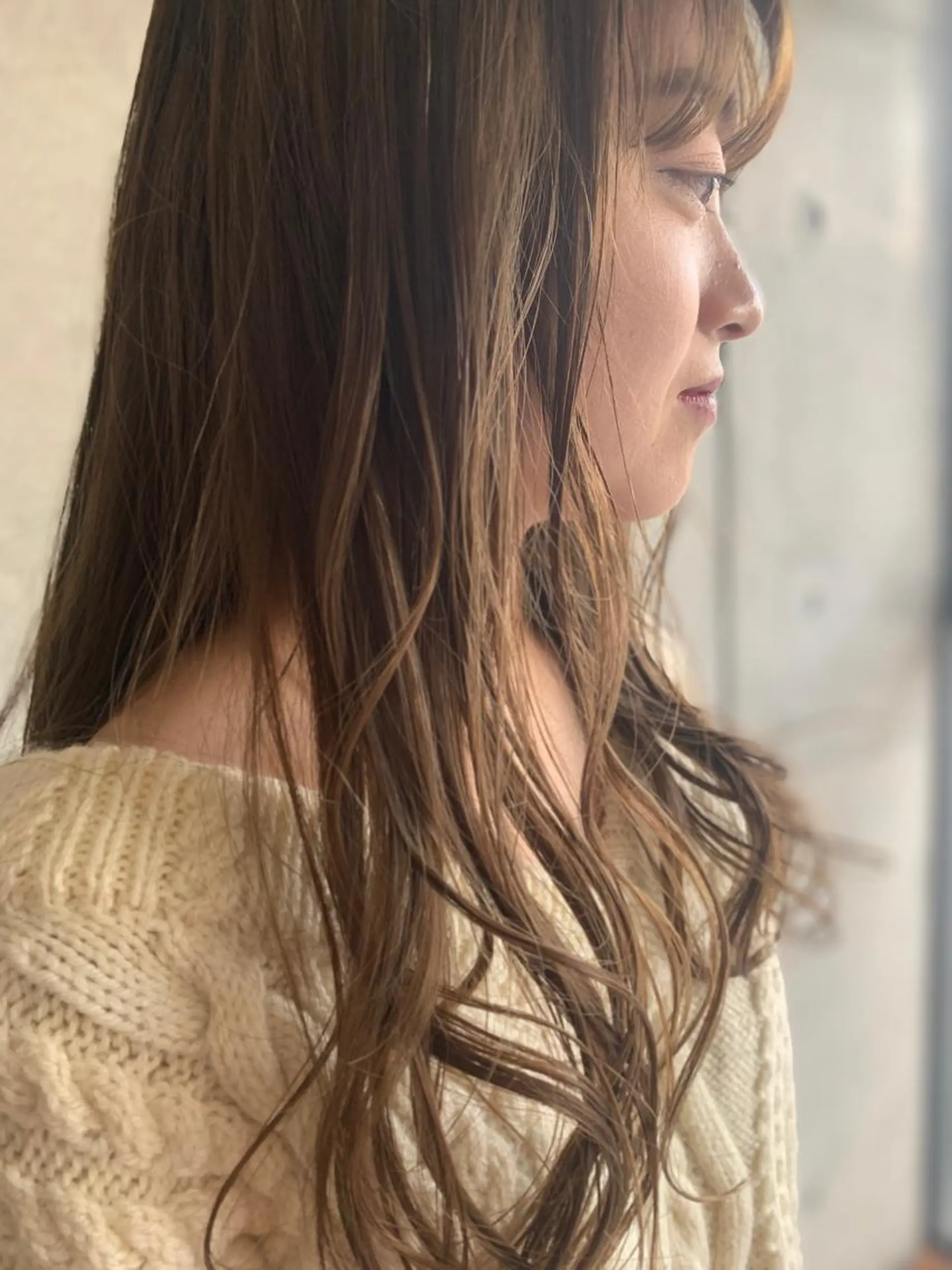 ロング カラー マネージャー八尾 裕一郎のヘアスタイル