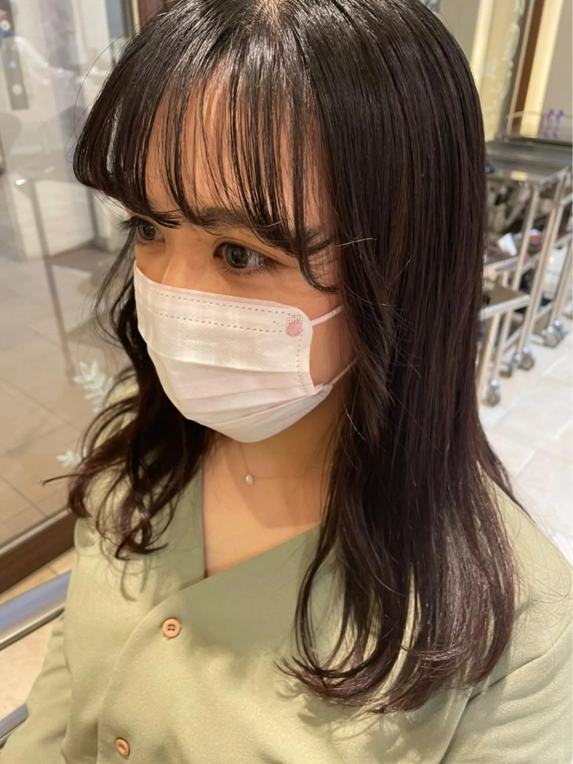 ロング 顔周りカット カイ マコトのヘアスタイル