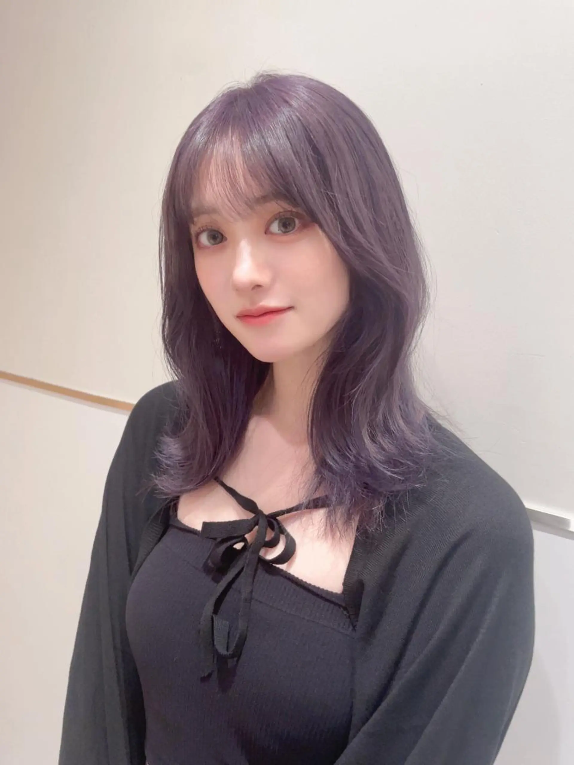 セミロング カラー Toiro所属・🤎小顔レイヤー /ベージュ🤎友香のヘアスタイル