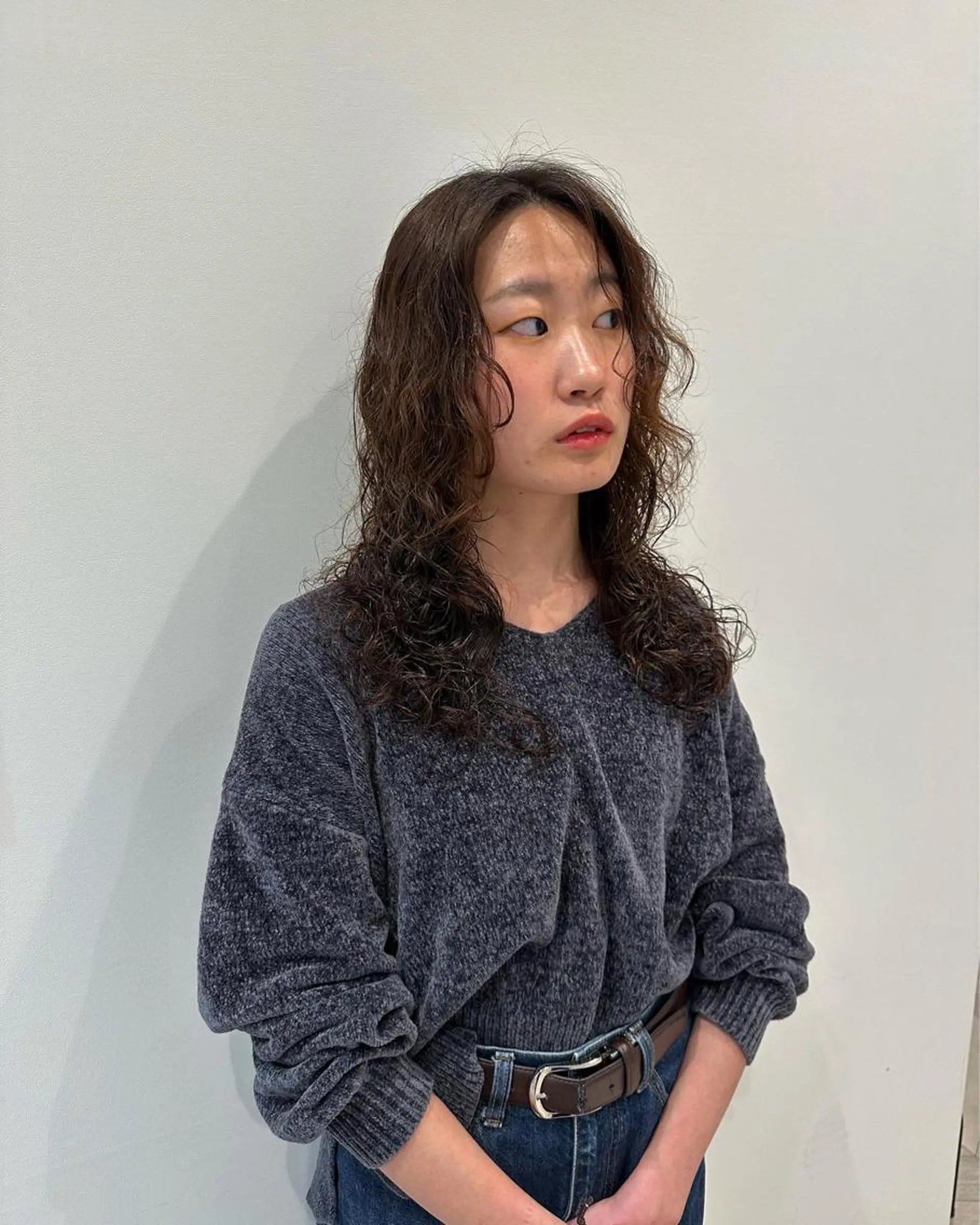 セミロング パーマ パーマ/ハイトーン スパイキー/神田正紀のヘアスタイル