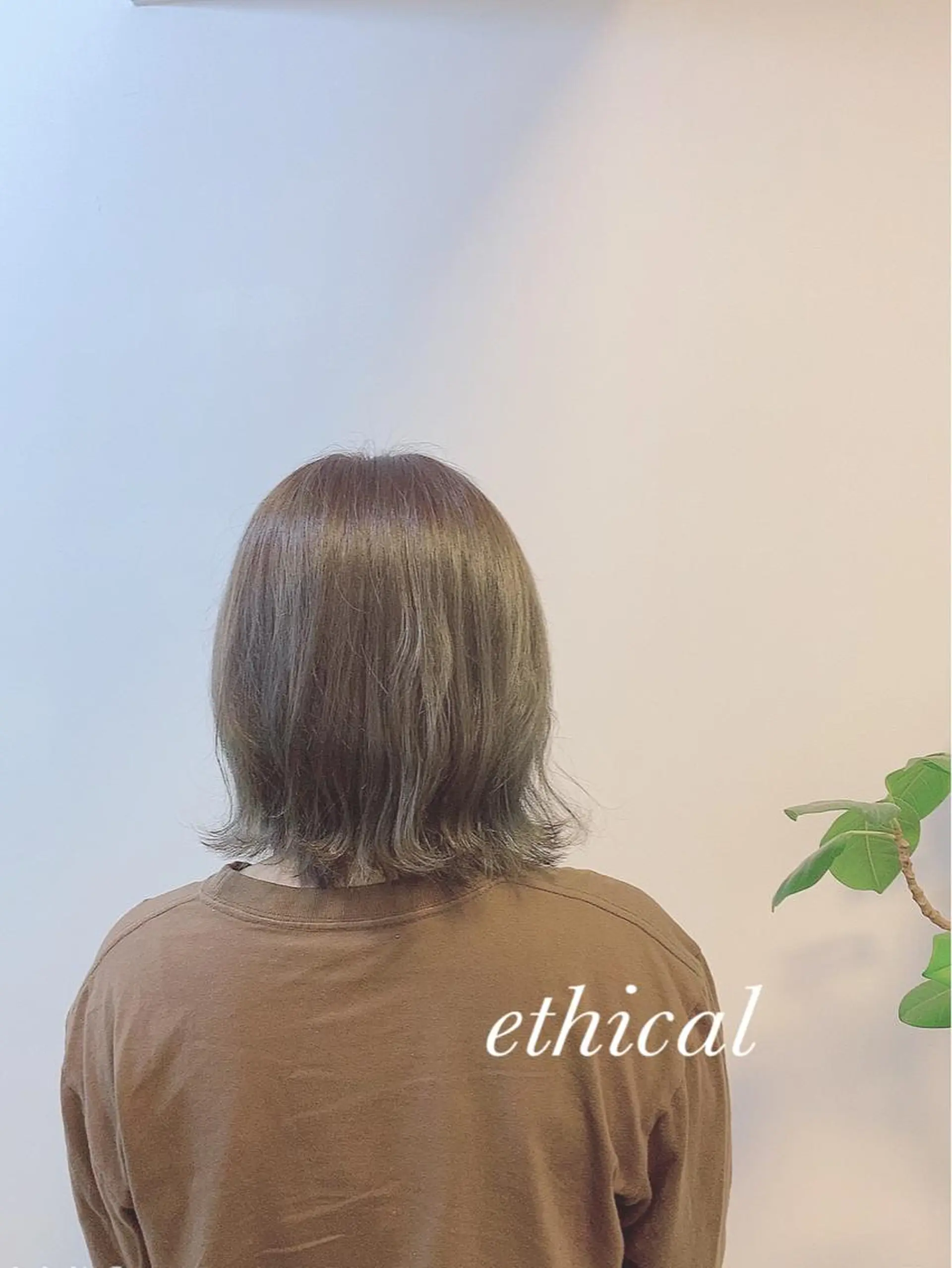 ショート カラー 【エシカル】 HOSOMIのヘアスタイル