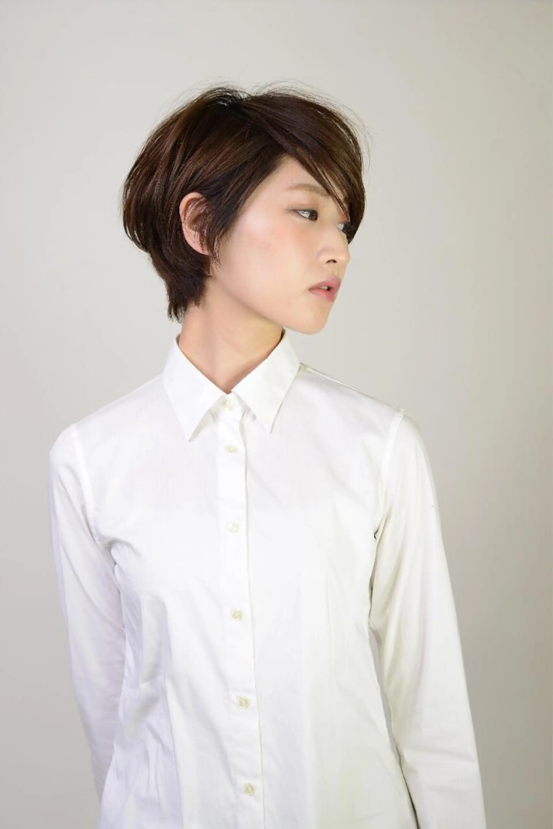 ショート 圧倒的美髪ストレート ツダケイタロウのヘアスタイル