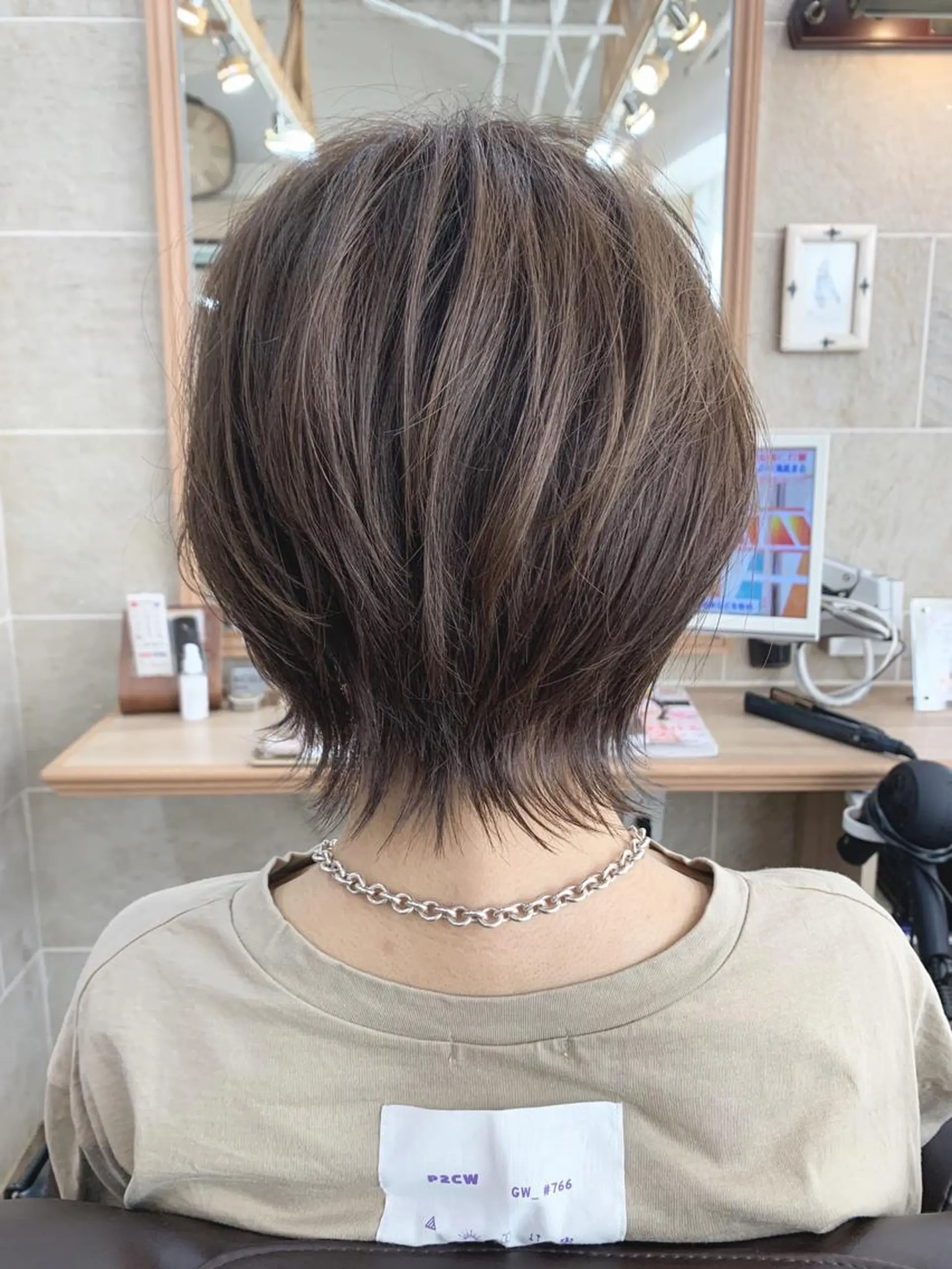 ショート ショートヘア ウルフカット 平尾 拓也のヘアスタイル