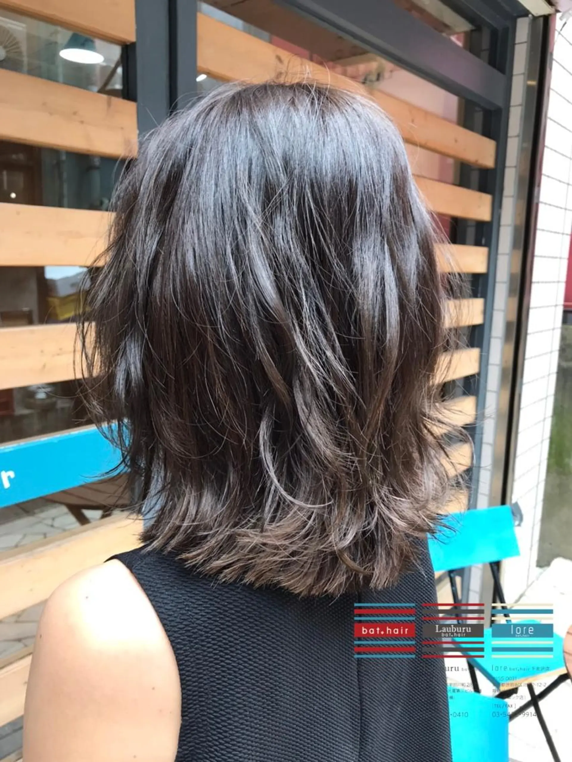 ミディアム カラー パーマ ヘアアレンジ メンズ キッズ lore下北沢 Officialのヘアスタイル