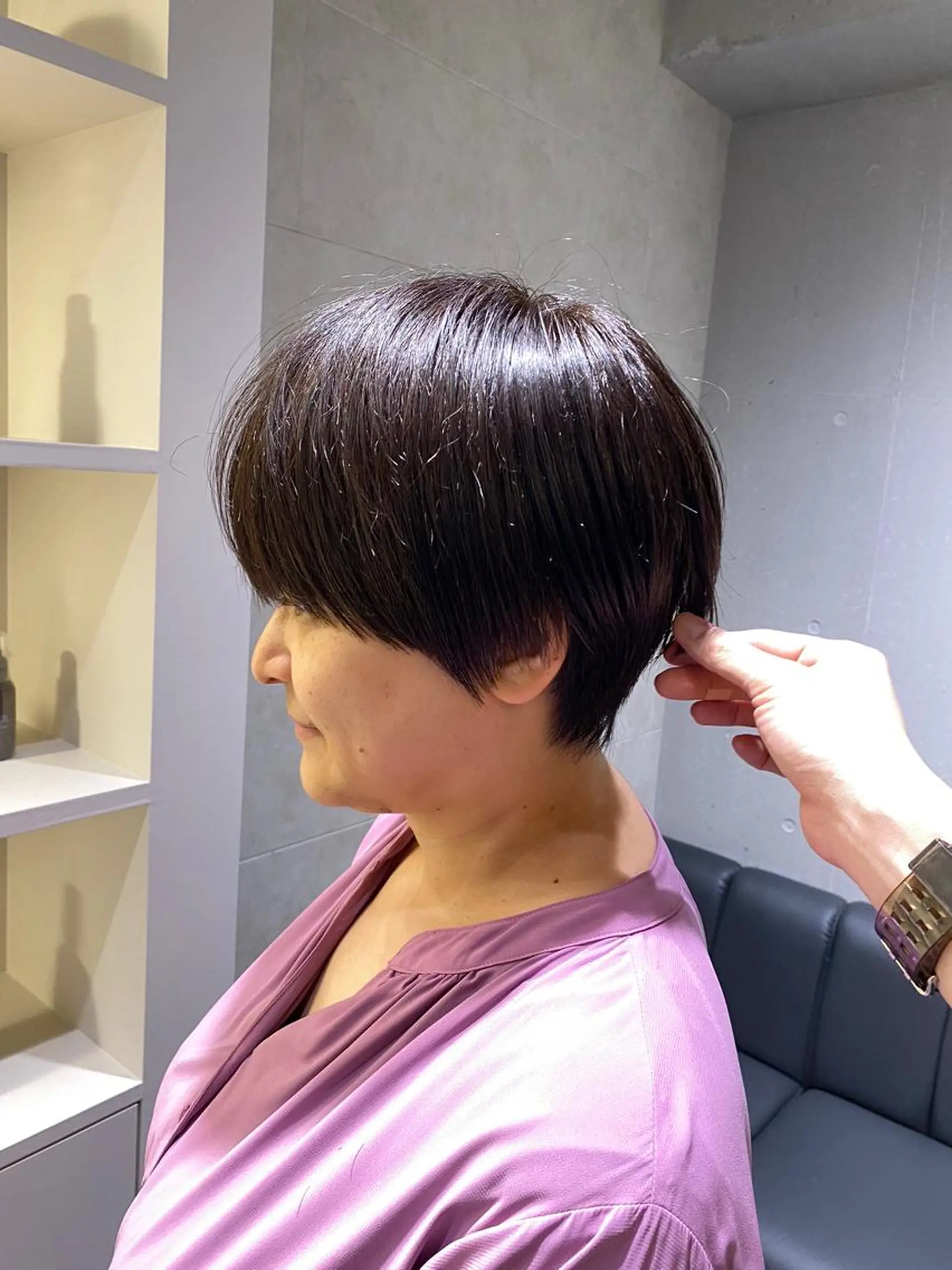 ショート カラー 🫧似合わせショート イシダ🫧のヘアスタイル