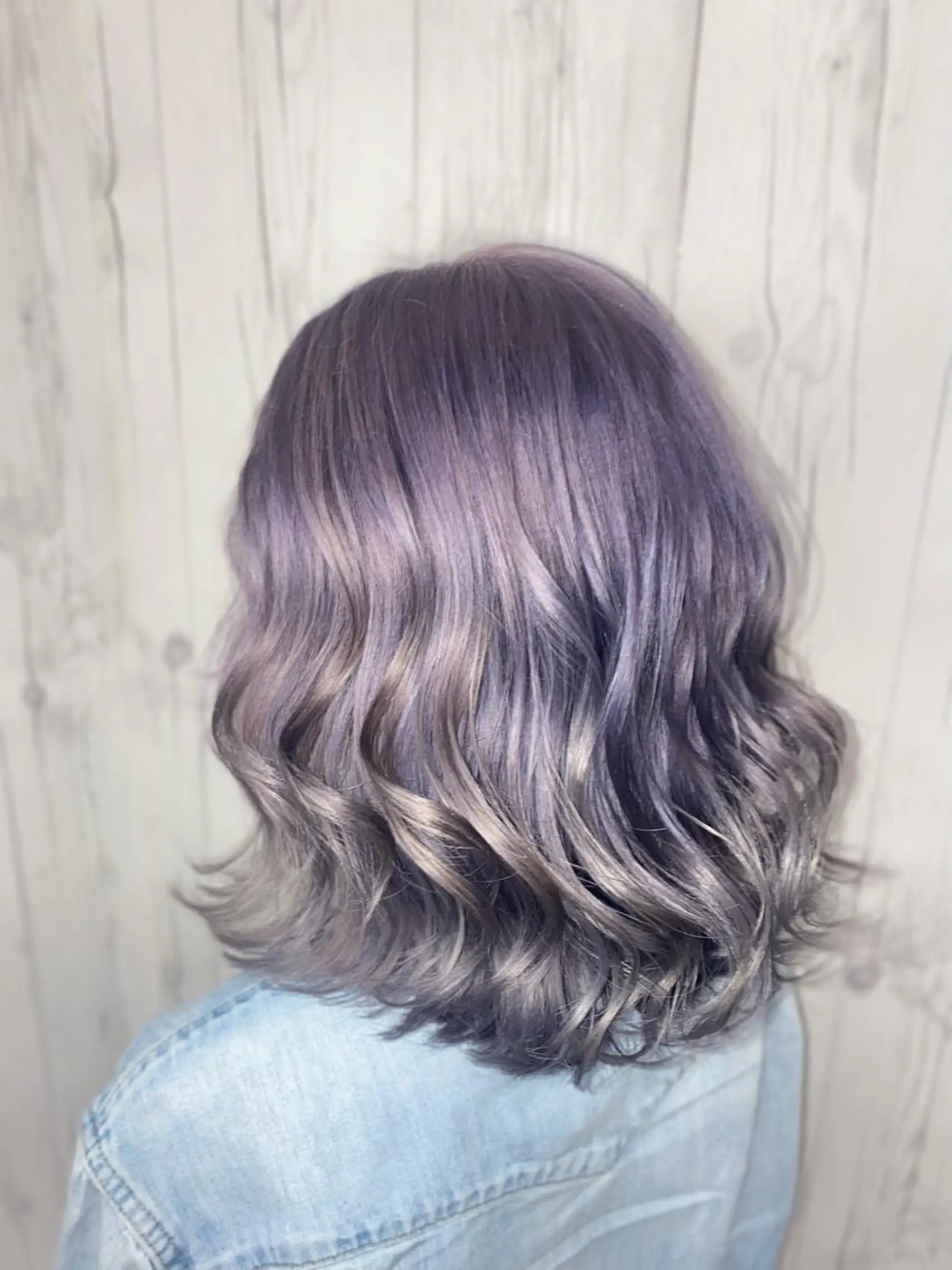 ミディアム ヘアカラー ゆぴ☾‪/推しカラー /ハイトーンのヘアスタイル