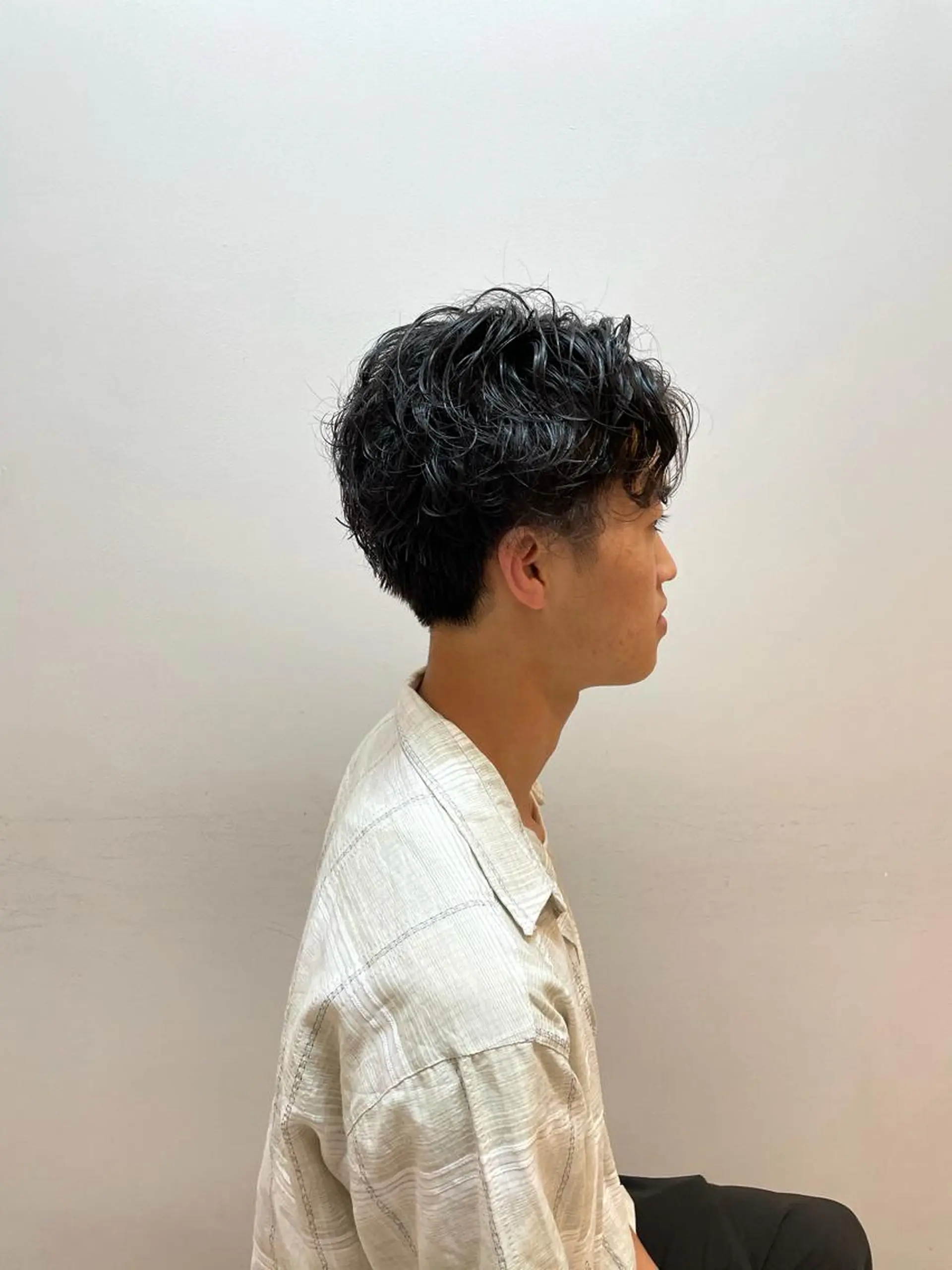 ショート パーマ メンズ レイヤーカット 特化型シオンのヘアスタイル