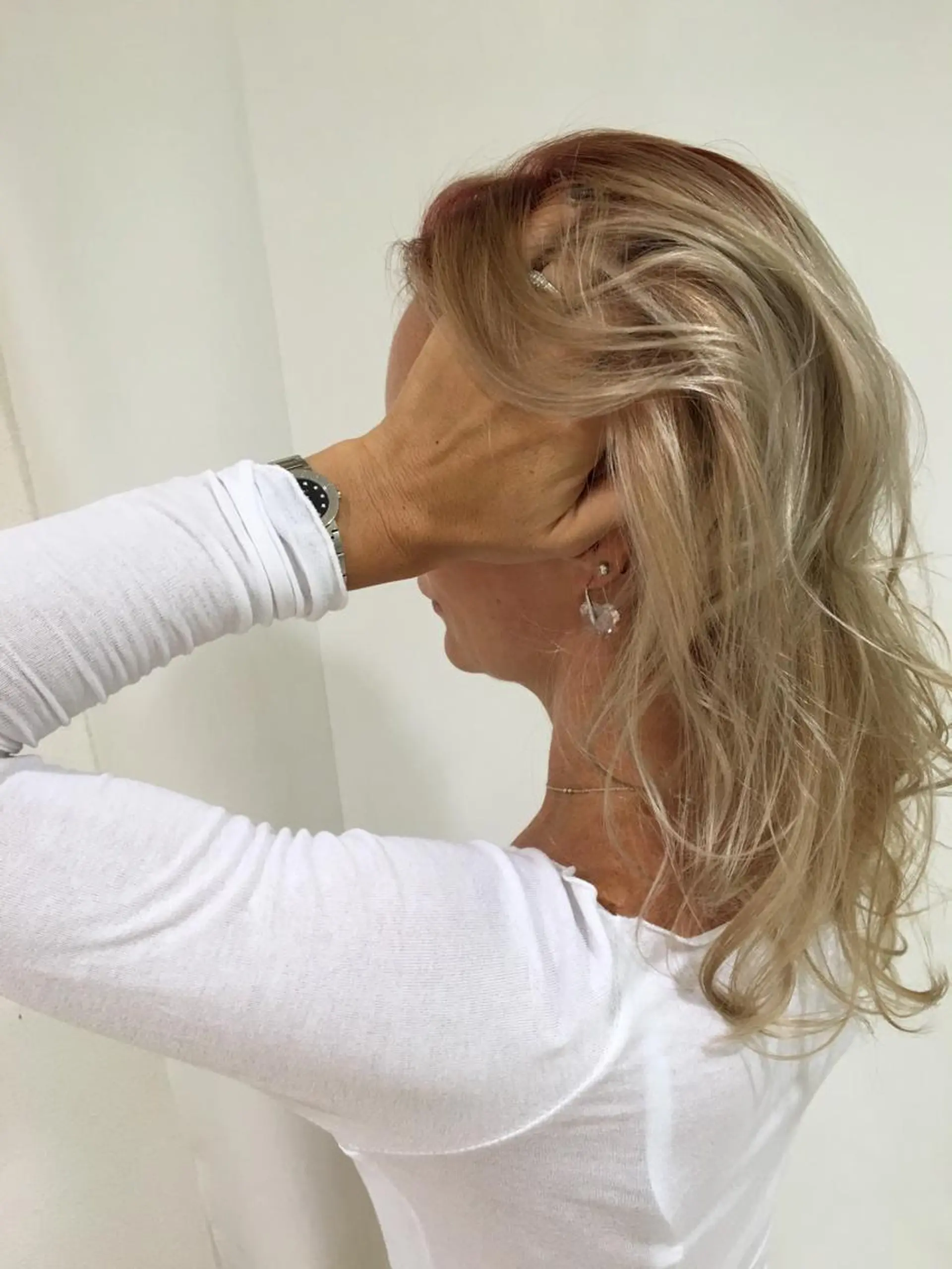 セミロング カラー きむえり/髪質改善 /うねり広がり改善のヘアスタイル