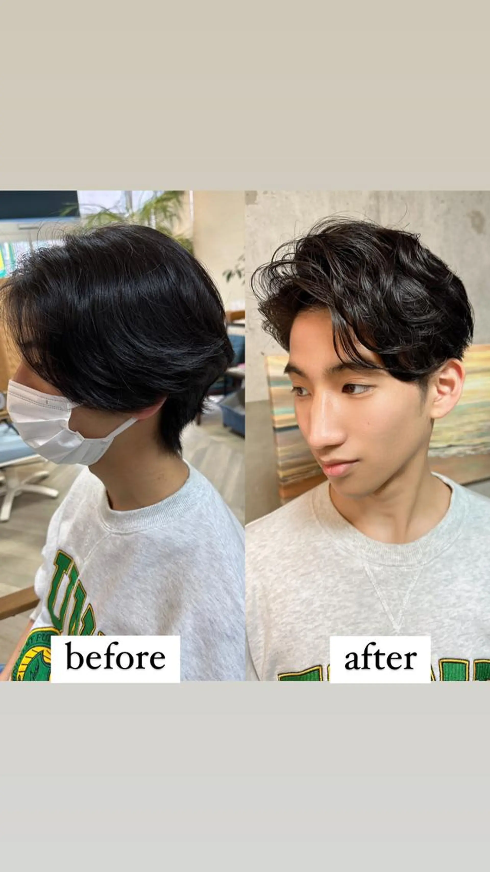 パーマ メンズ メンズパーマ カット パーマ ヘッドスパ Beach 代表 KENTAのヘアスタイル