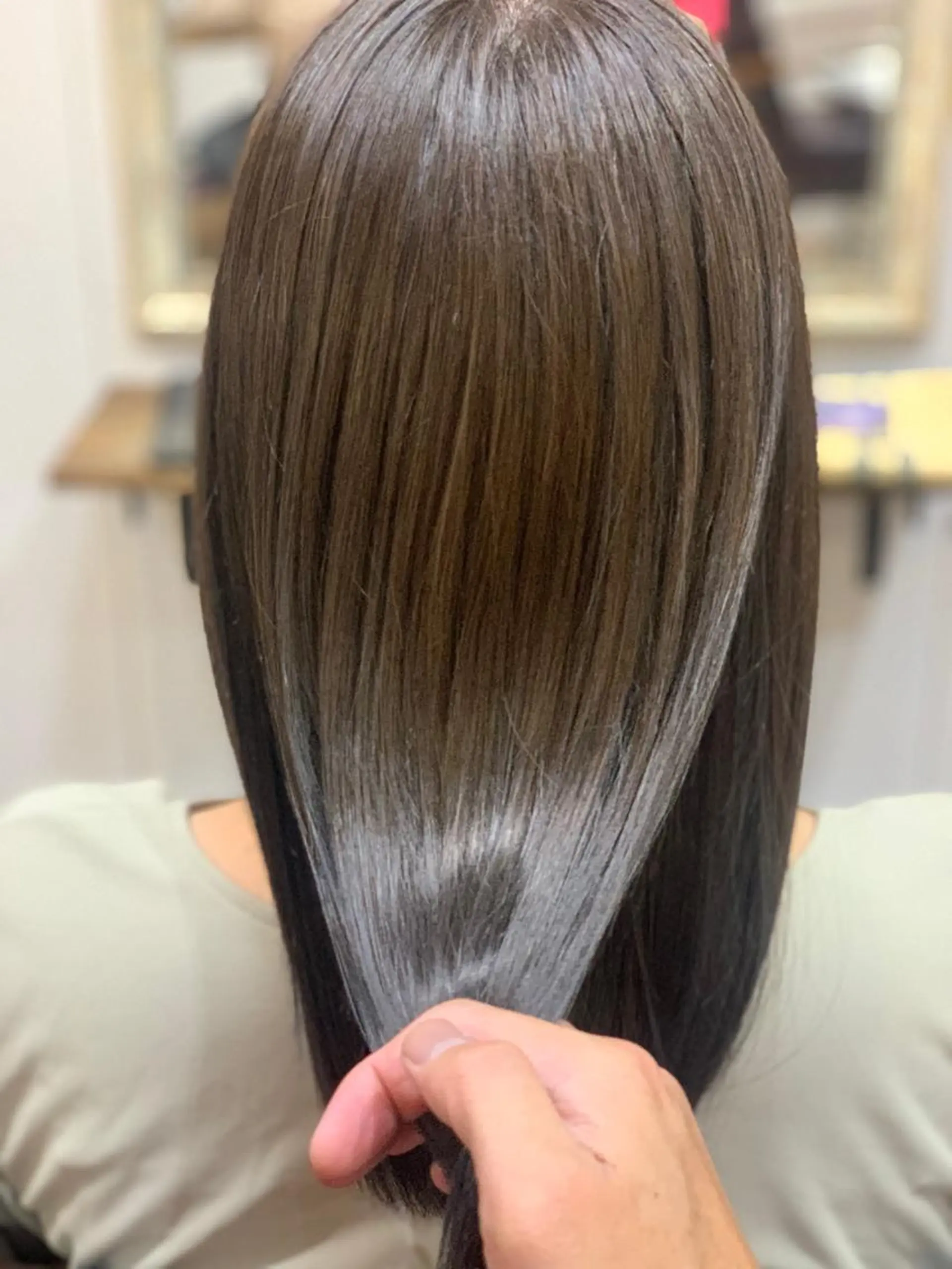 セミロング カット トリートメント 前井 正人のヘアスタイル