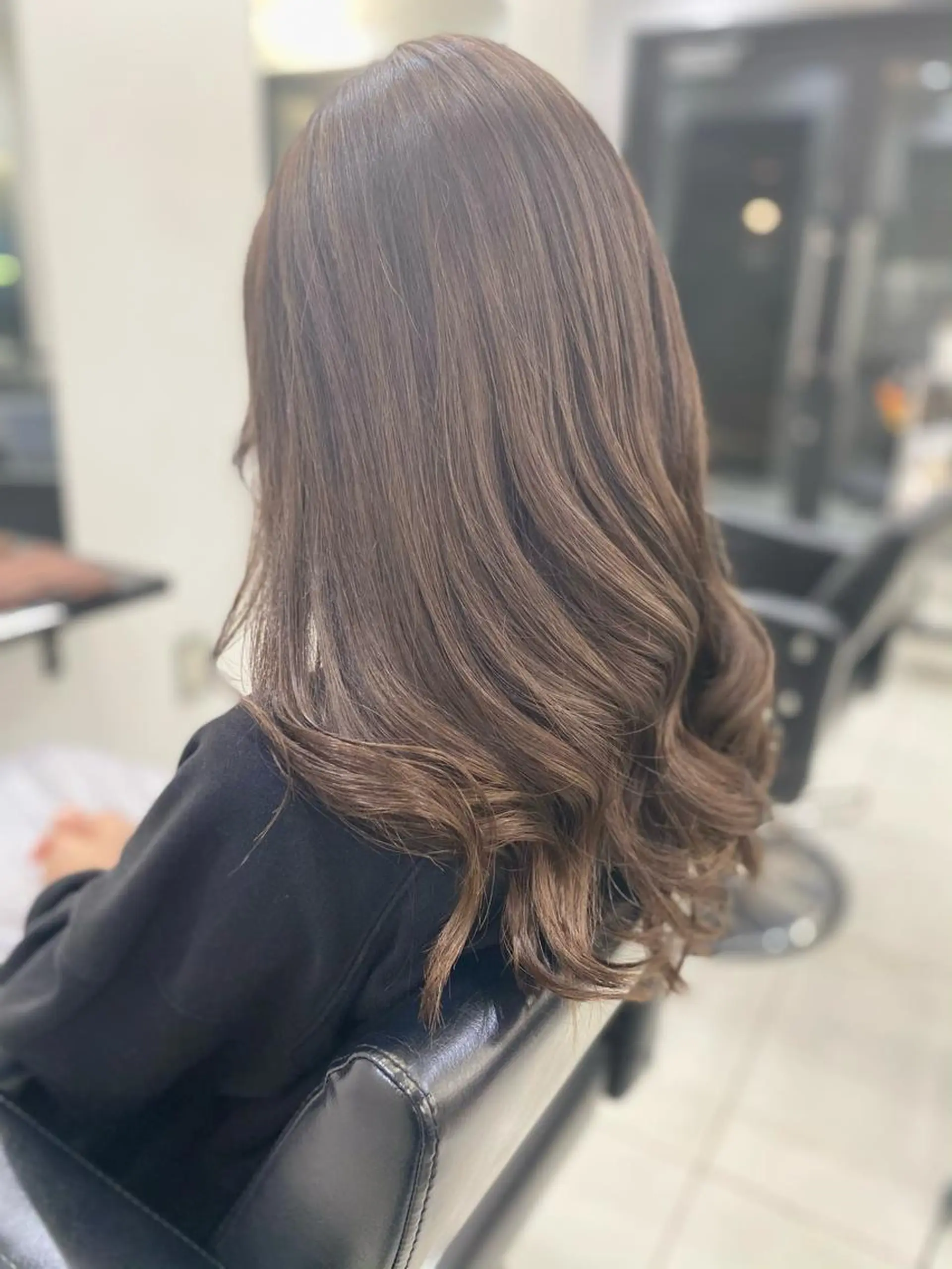 ロング カラー ベージュカラー opus 店長大和 レイヤー/赤み消しのヘアスタイル