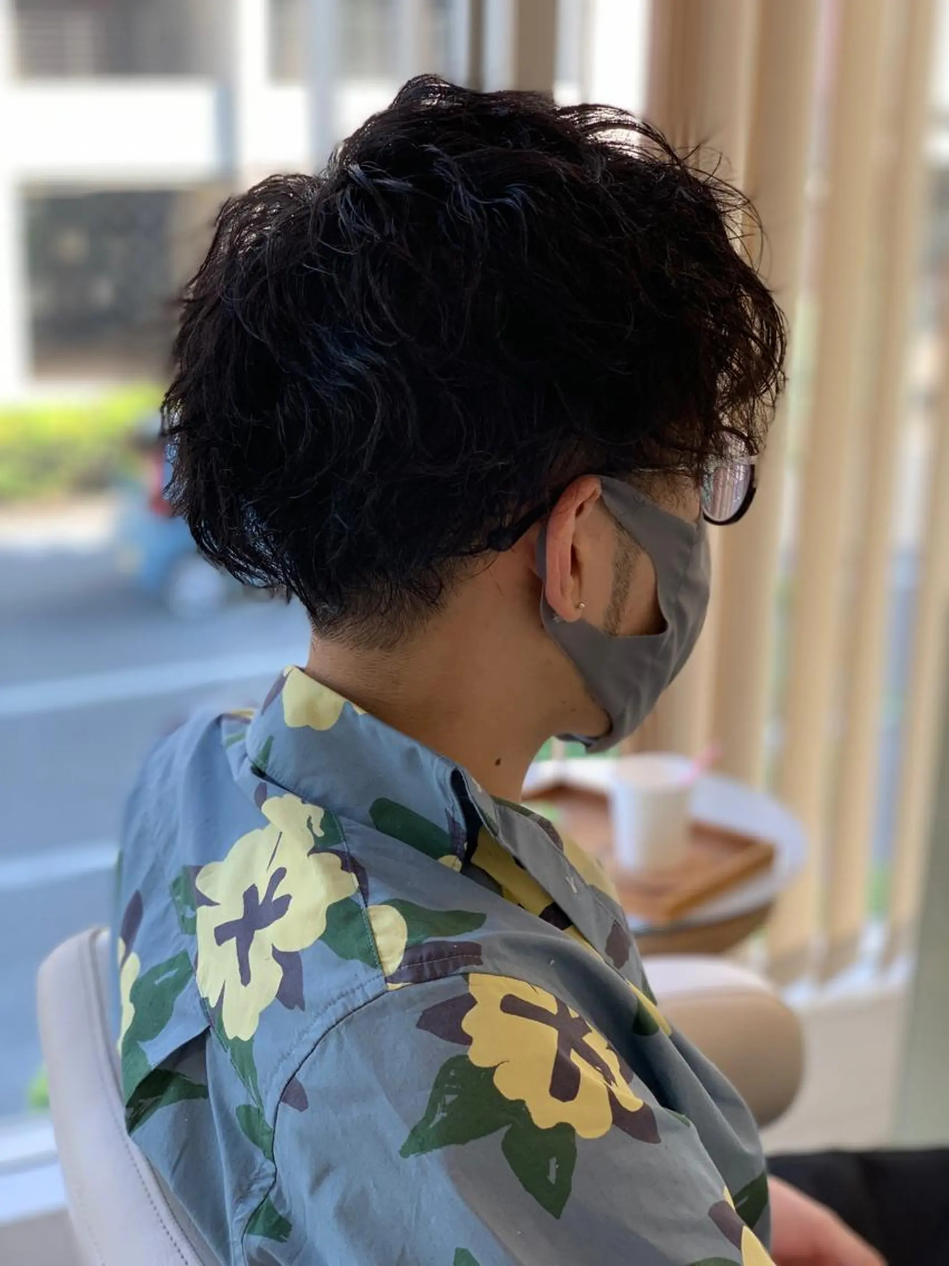 ショート パーマ メンズ カット パーマ トリートメント トータルビューティー K:R鶴川のヘアスタイル