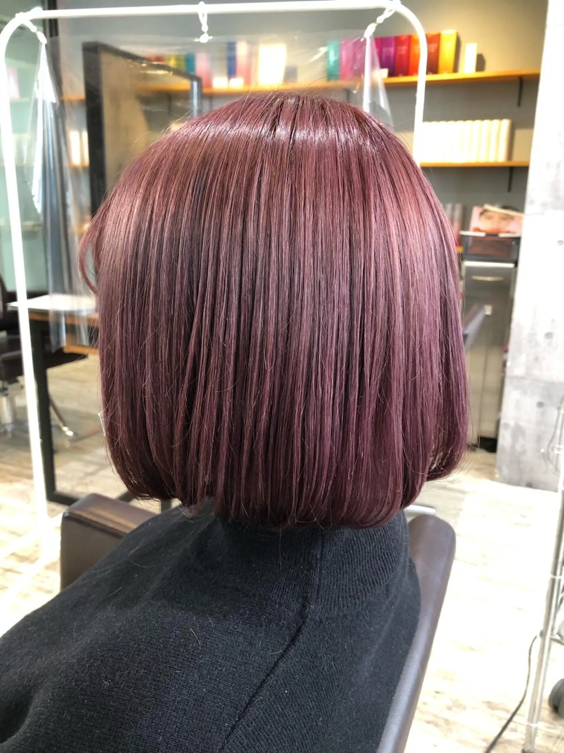 ミディアム カラー パーマ ヘアアレンジ メンズ キッズ ネイル マツエク・マツパ カット ヘアカラー EnBlesS西宮 マンツーマン神道有基のヘアスタイル