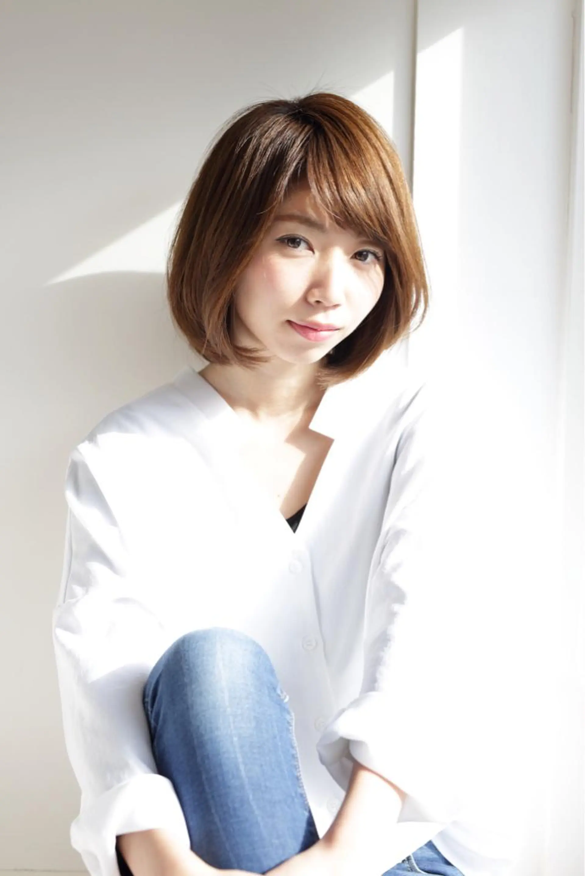 ショート ミディアム ボブ ReMix 新宿店所属・タジマ ヤスヒサのヘアスタイル