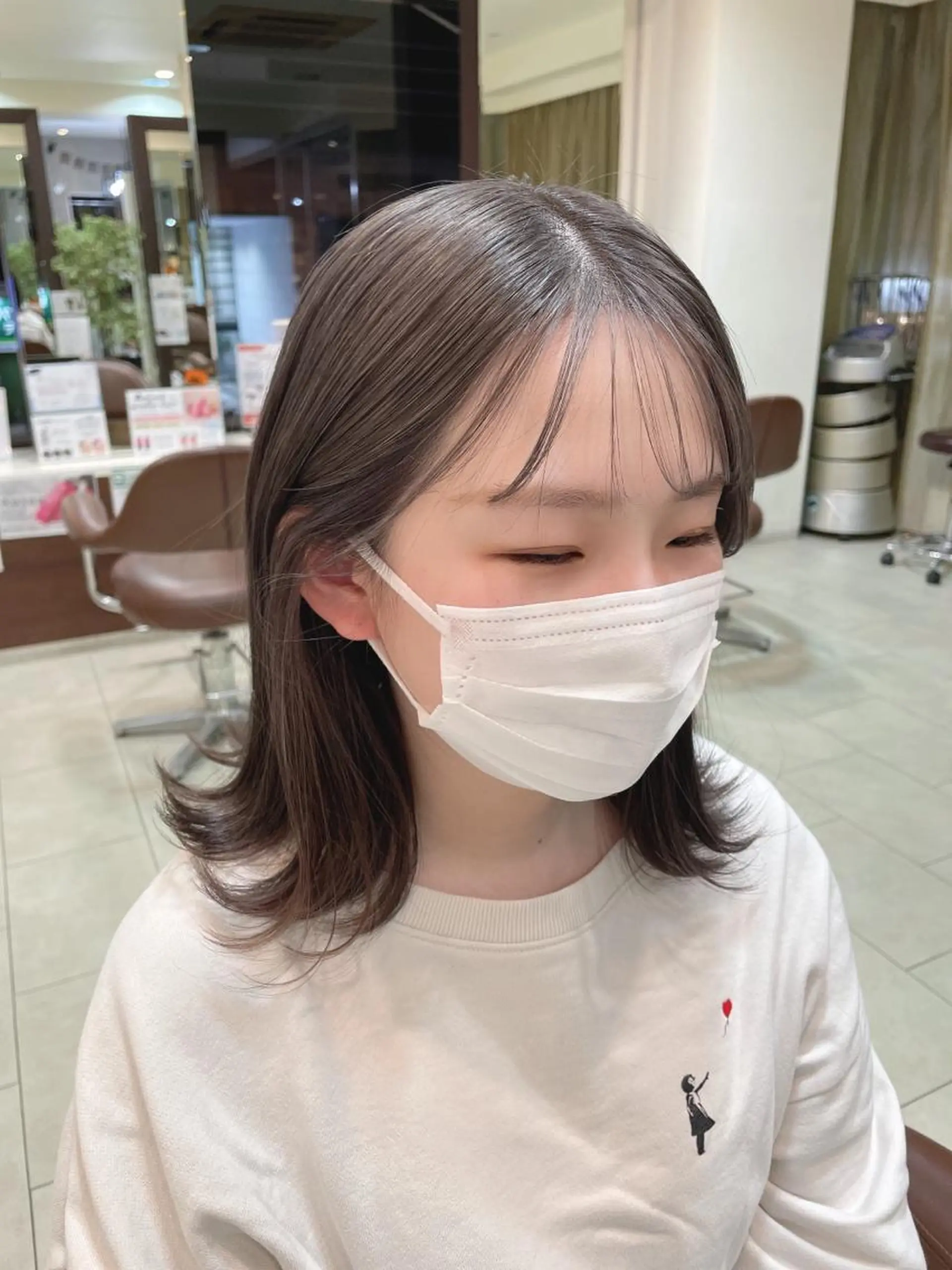 ミディアム 天王寺ハイトーン rinkaのヘアスタイル