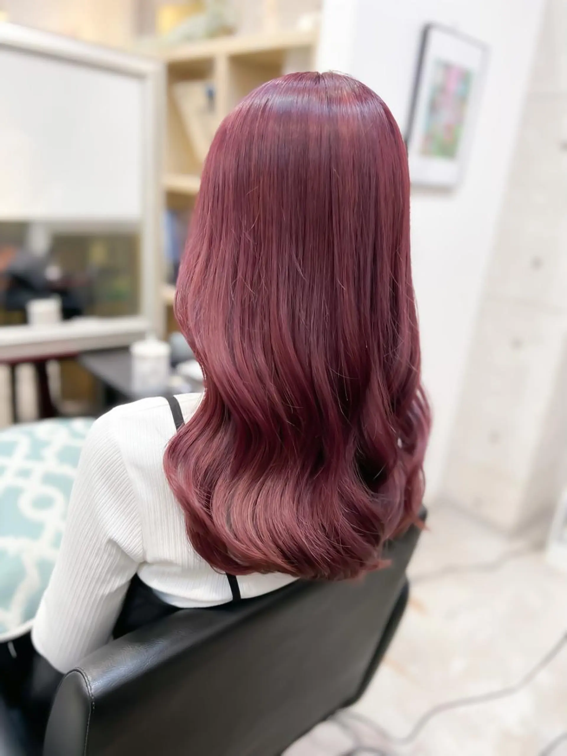 セミロング カラー レイヤー/髪質改善 /山永圭介のヘアスタイル