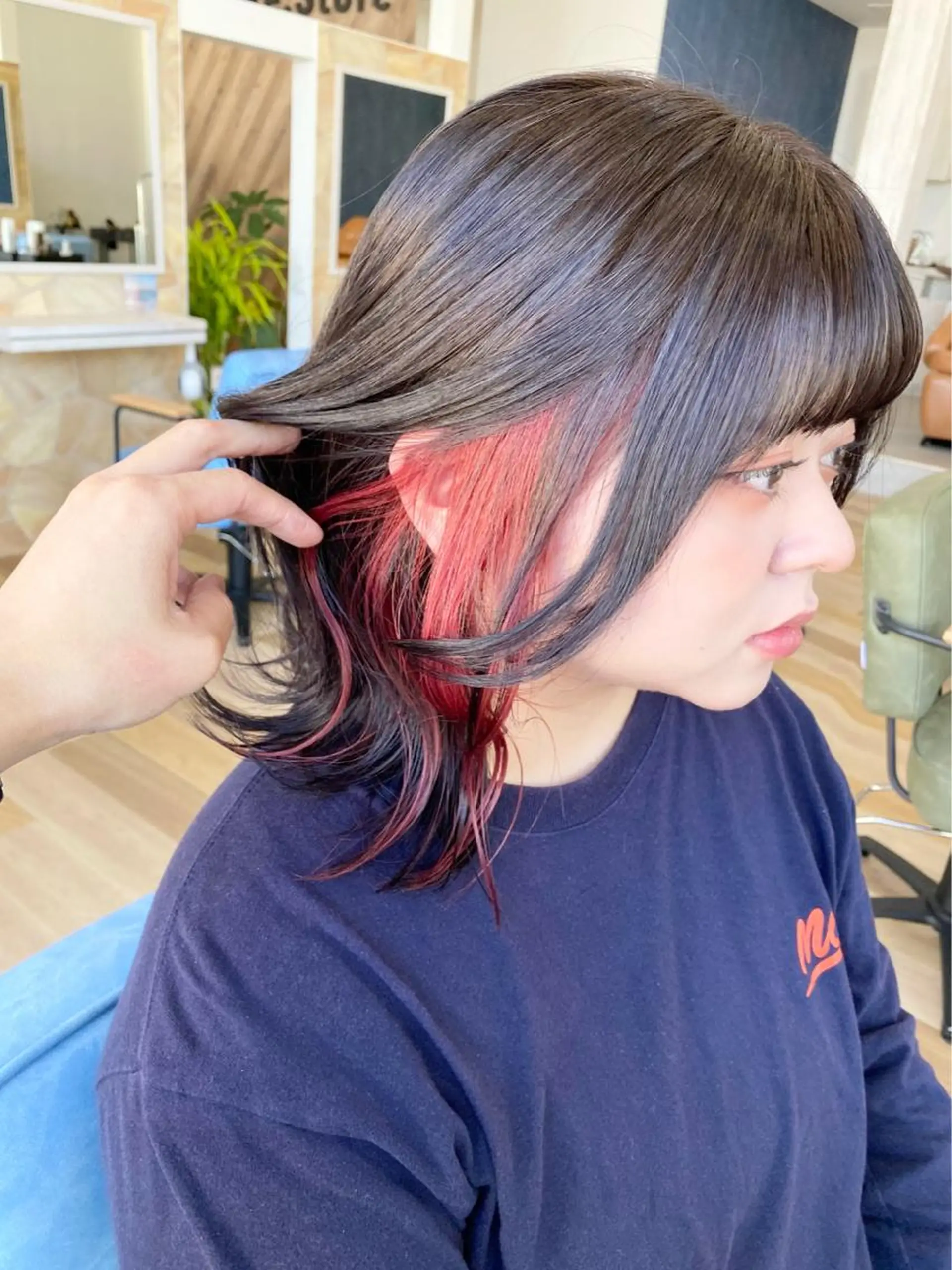ショート ケアブリーチ 黒瀬有汰のヘアスタイル