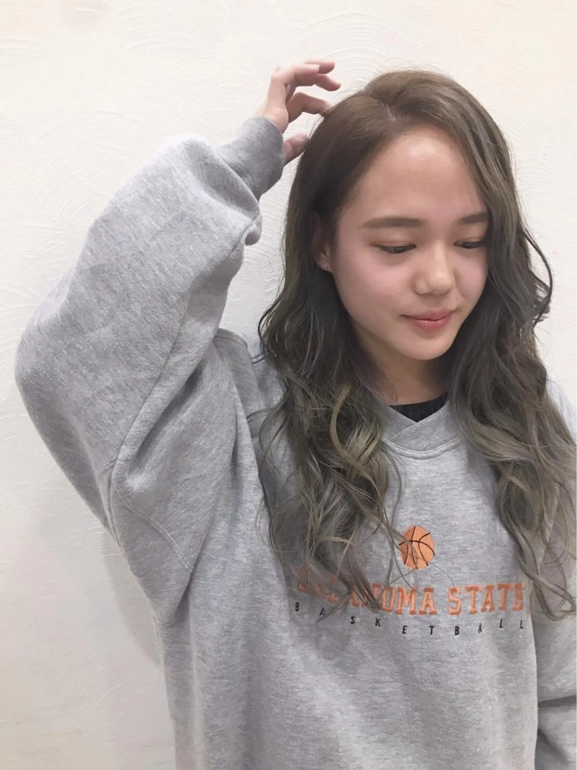 ロング カラー なかの たくみのヘアスタイル