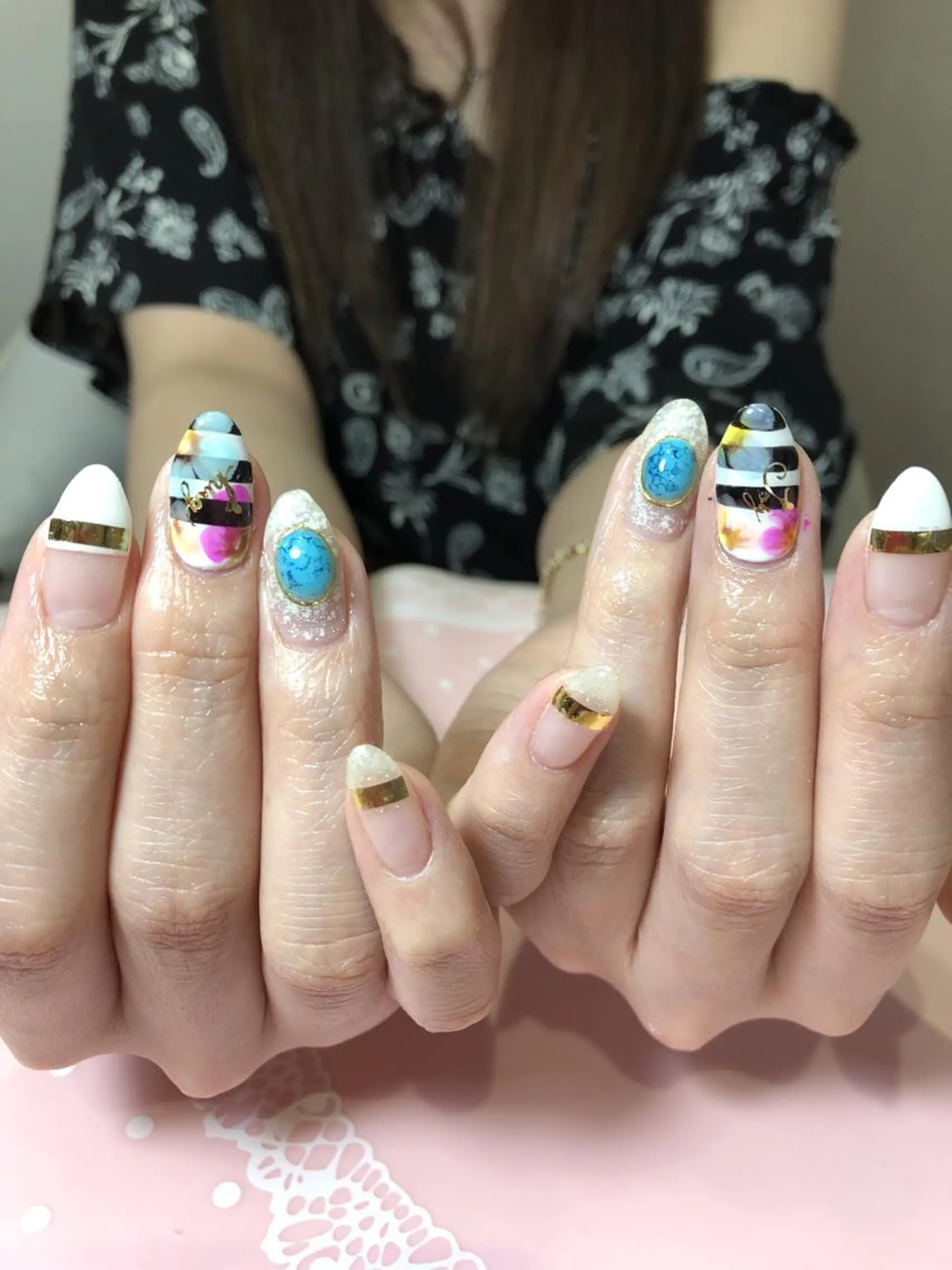 ネイル アートネイル フラワーネイル ハンドネイル ネイルサロン Sweetのネイルデザイン