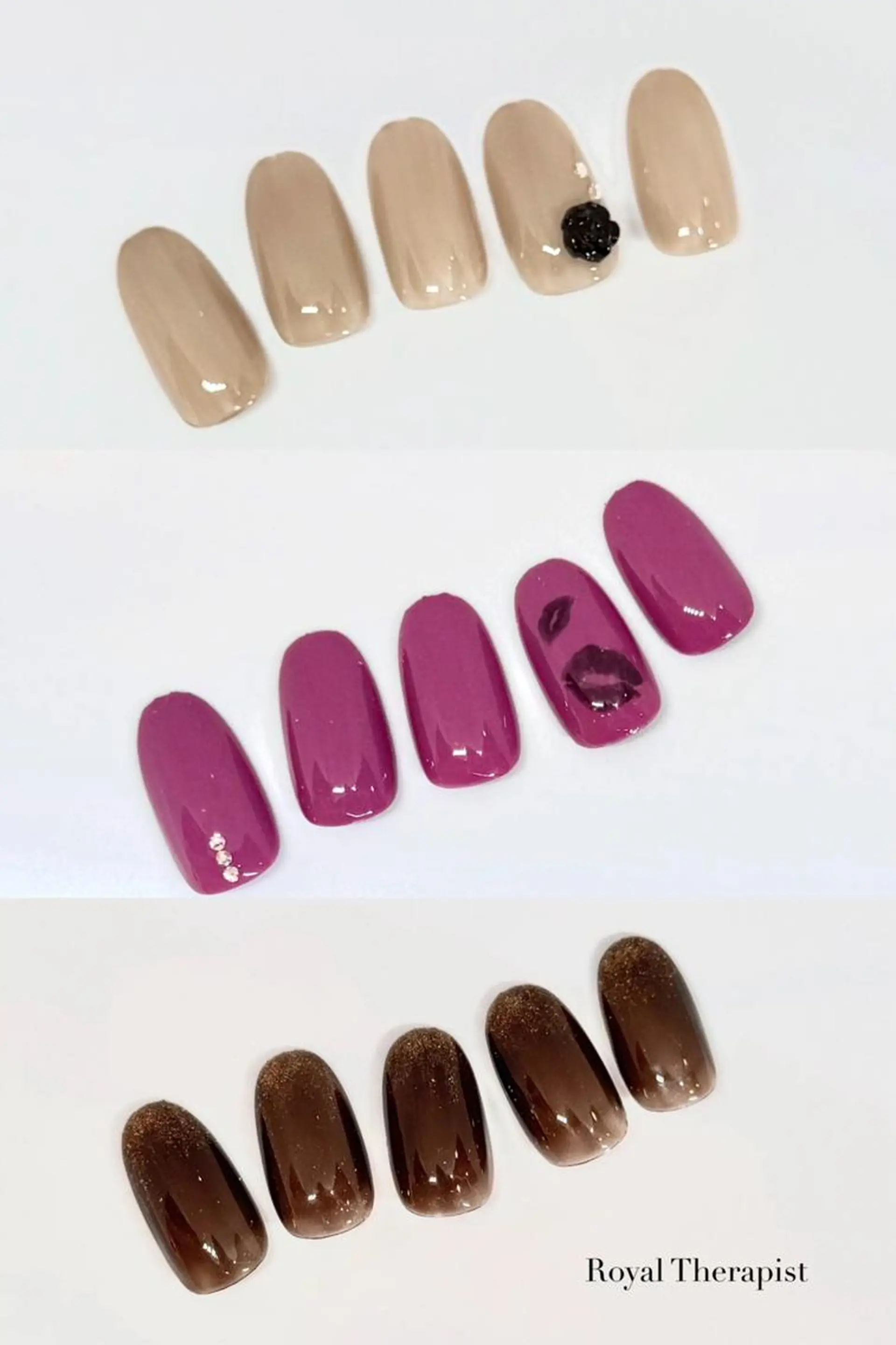 ネイル 長さ出し フラッシュネイル フットネイル フレンチネイル ジェルネイル 【中川】 ロイヤル・セラピストのネイルデザイン
