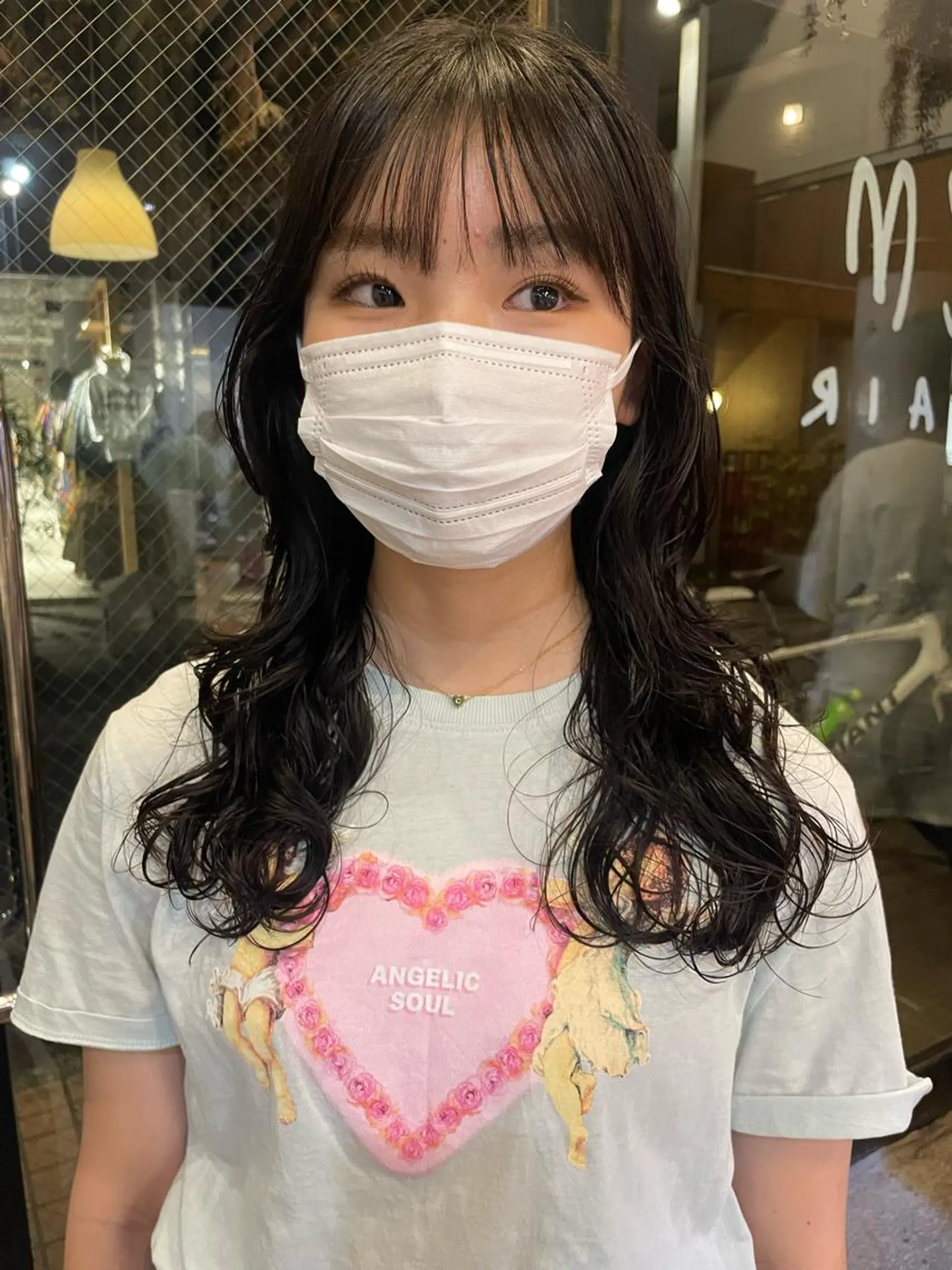 ロング パーマ ヘアアレンジ satsuki 暖色・ブラウンカラーのヘアスタイル