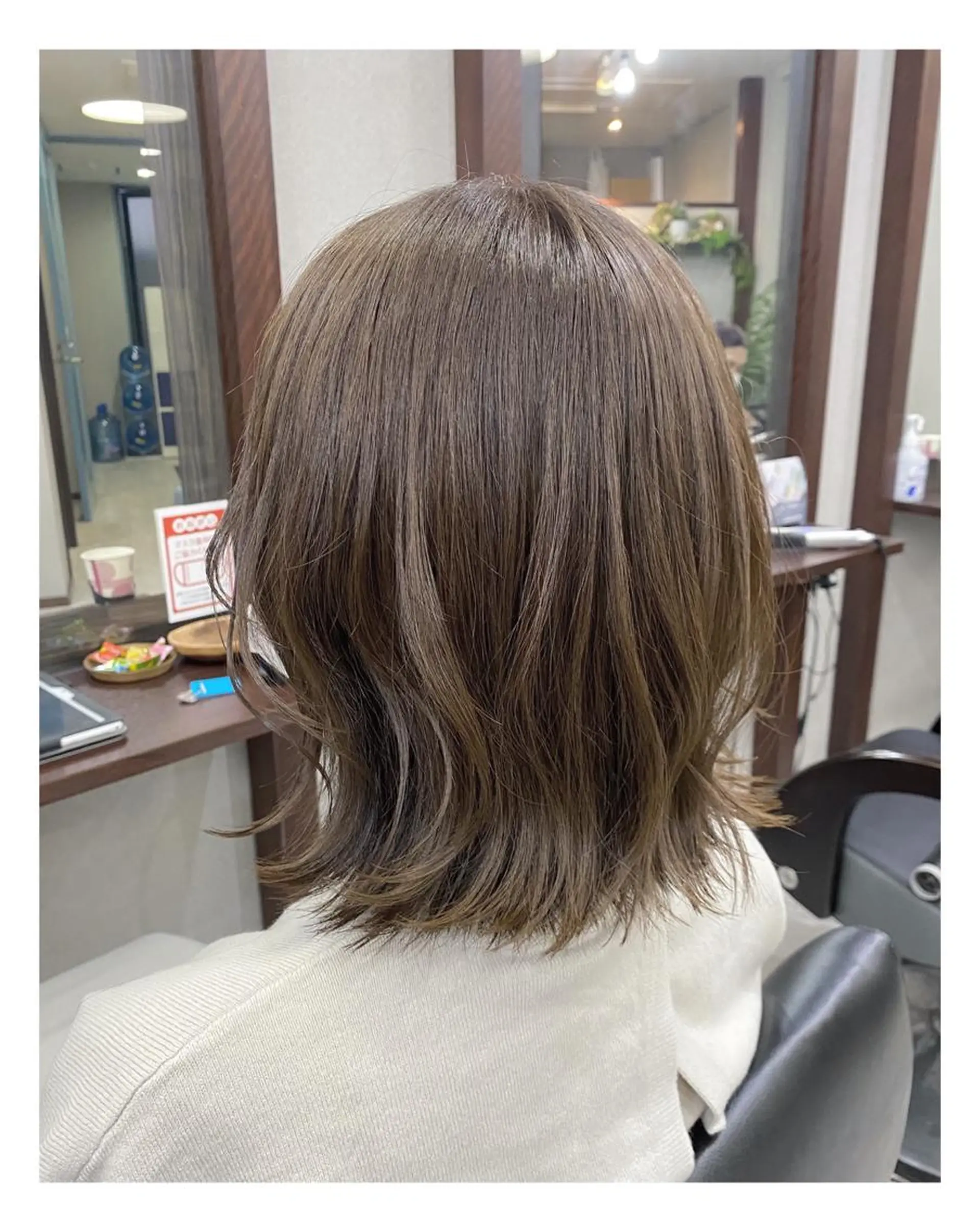 ミディアム カラー アッシュ ベージュカラー cocoru所属・＊横浜駅＊ 金子 誠也のヘアスタイル
