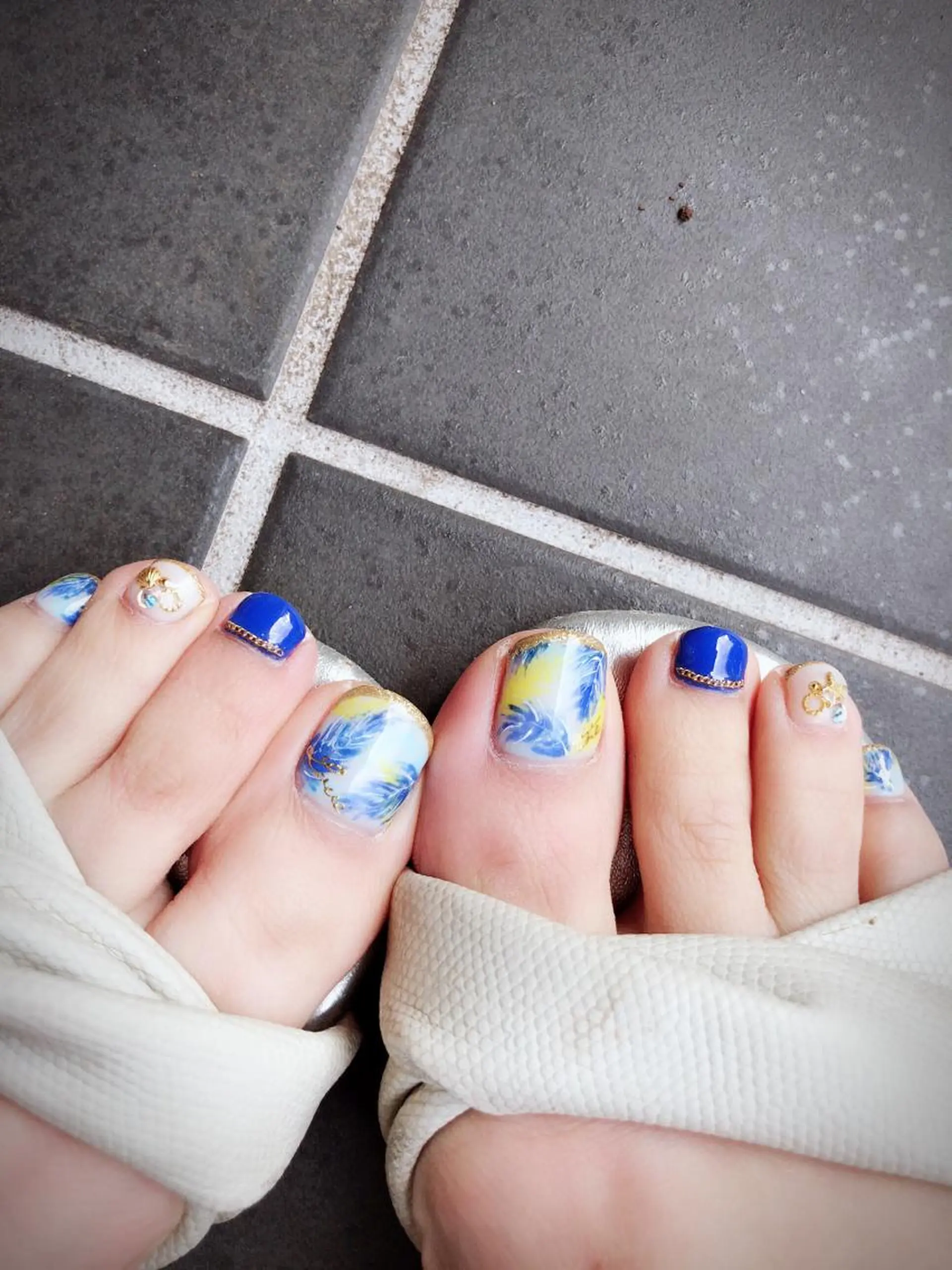 ネイル 夏ネイル フットネイル * haruのネイルデザイン