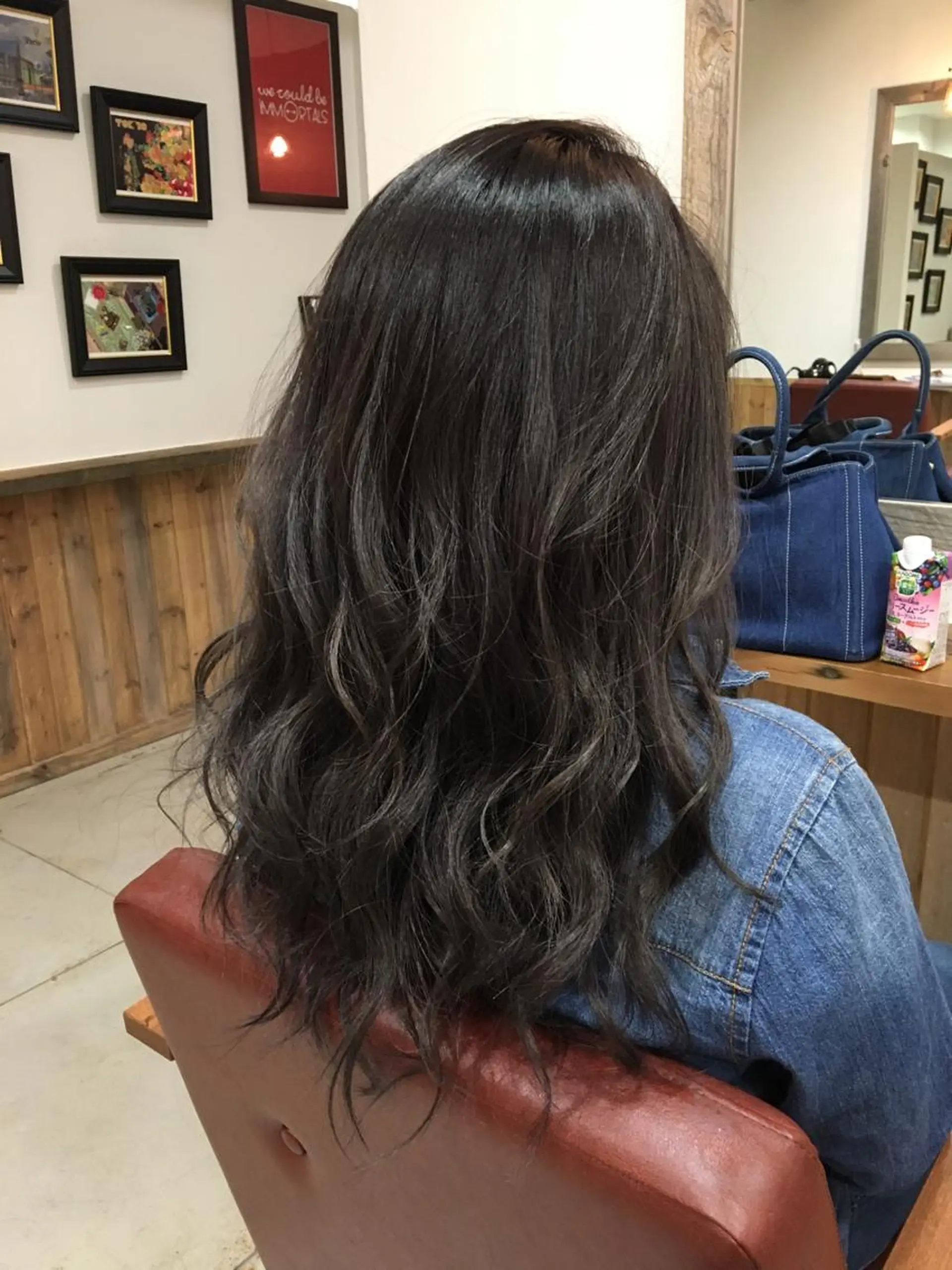 ロング カラー アッシュ ハイライトカラー ハイライト 🦋Oasis RINA 🦋のヘアスタイル