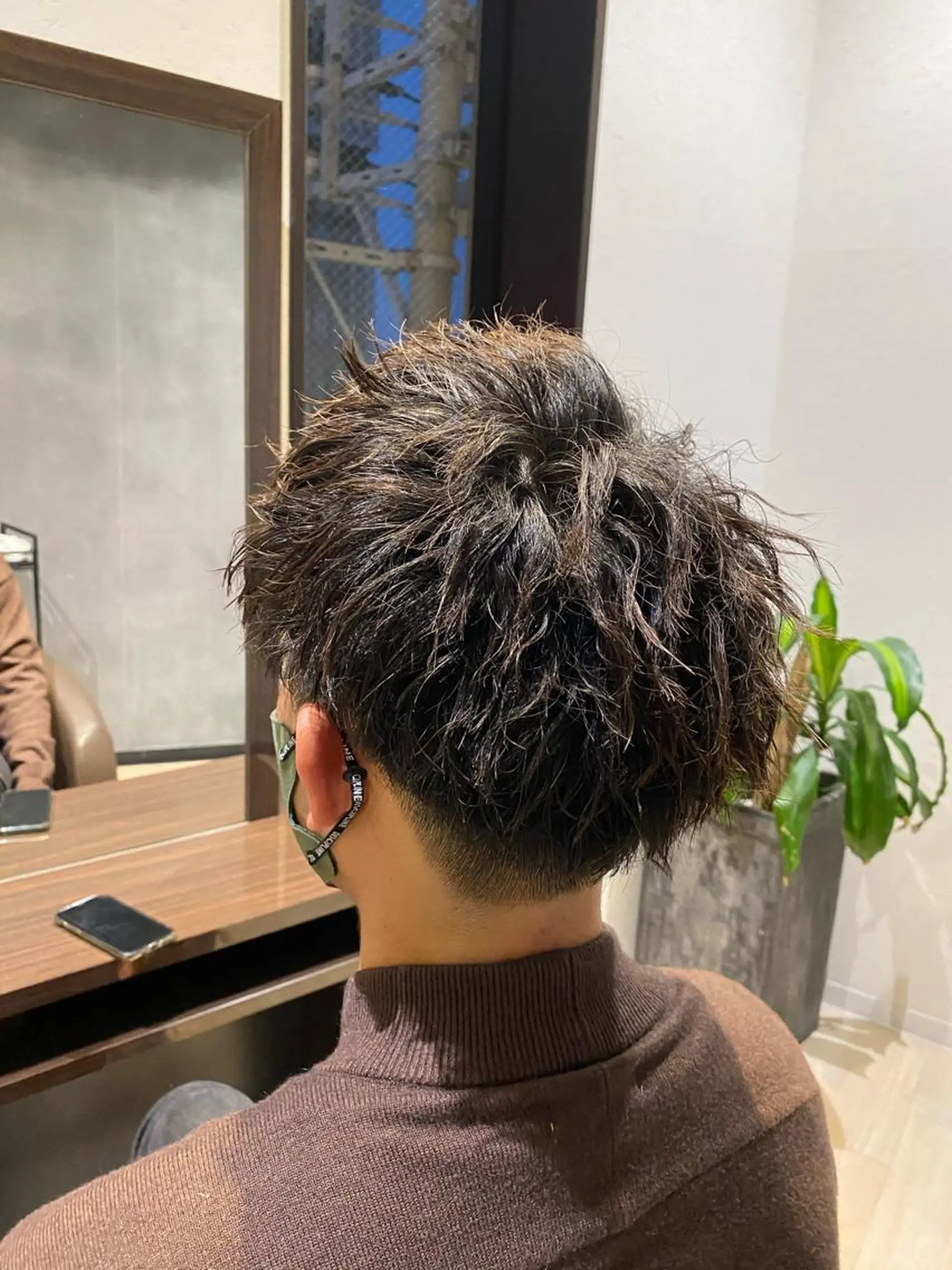 パーマ メンズ runa ショート/ボブのヘアスタイル