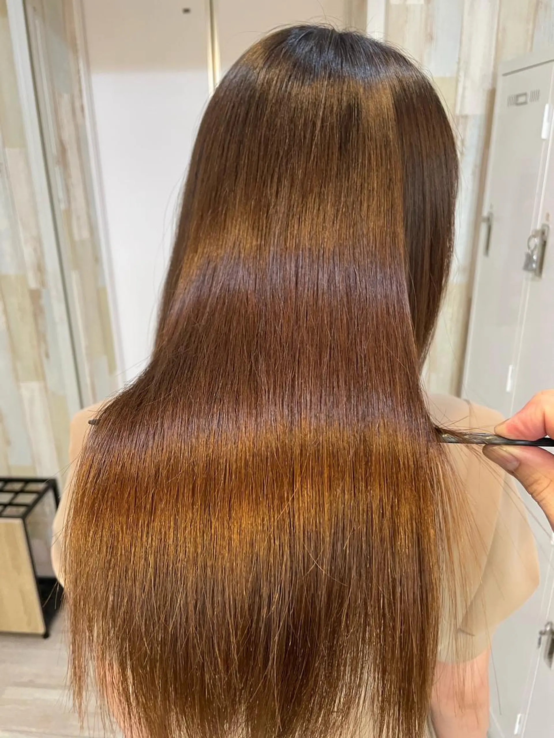 セミロング カラー 髪質改善 トリートメント HIKARU副店長/ ✨️髪質改善のヘアスタイル