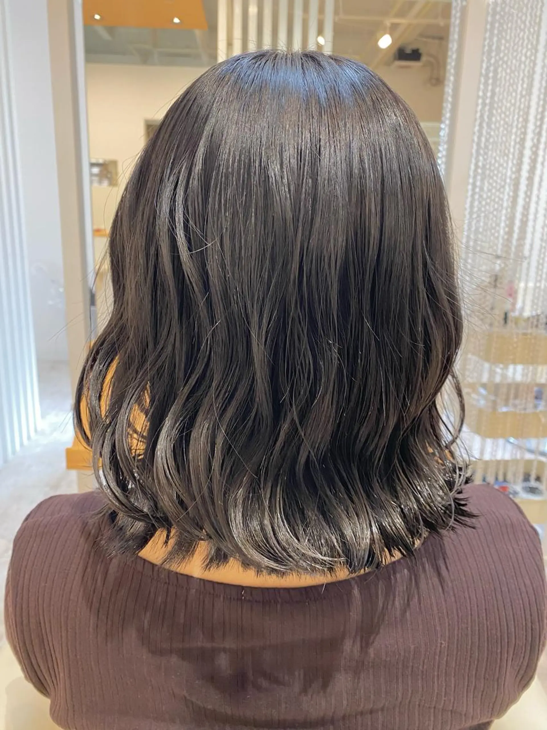 セミロング カラー ヘアアレンジ Design Color🐰アユミのヘアスタイル