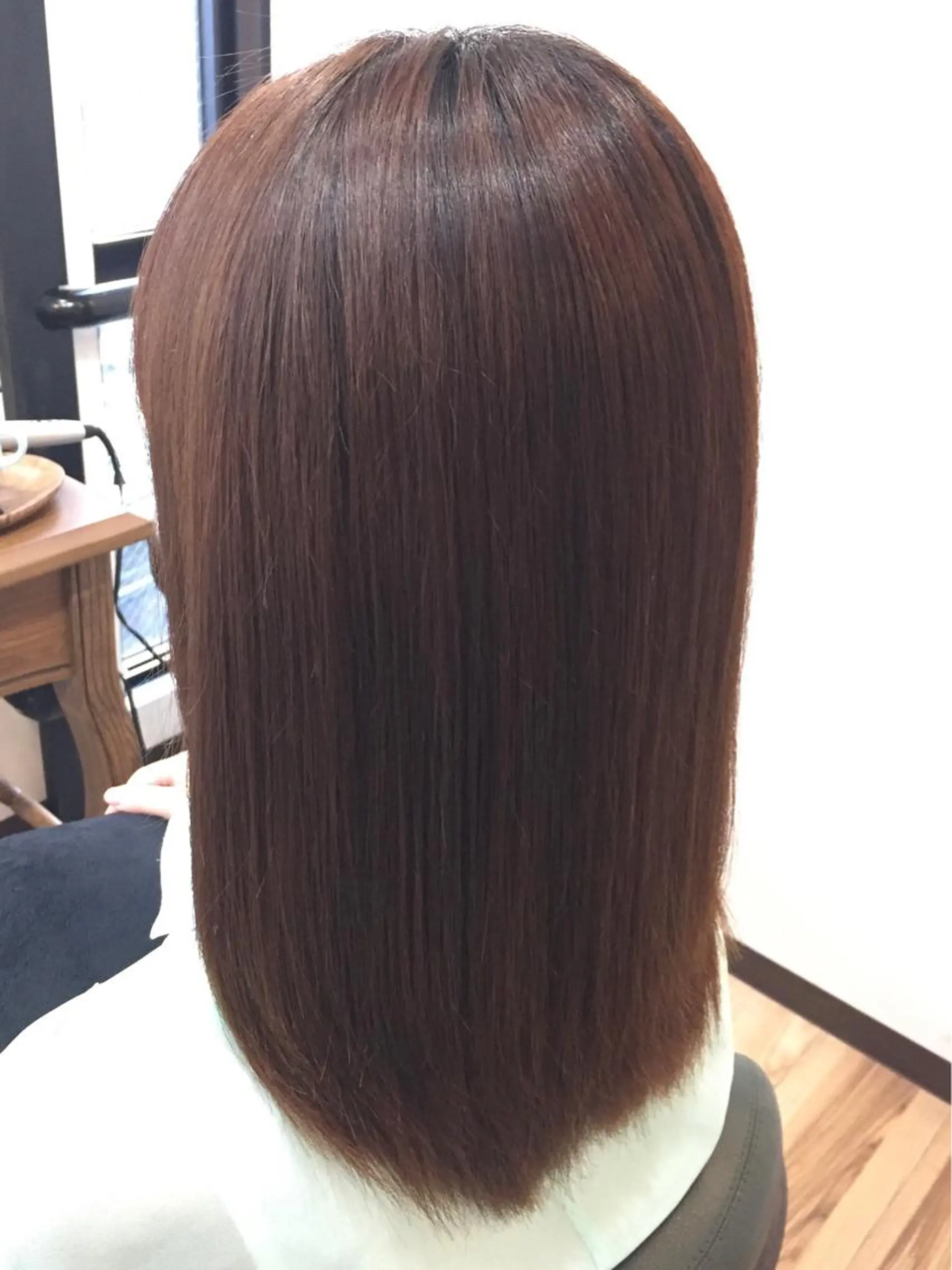 ロング 縮毛矯正 トリートメント 福岡口コミNo1🎀 コテ巻き風パーマ専門のヘアスタイル