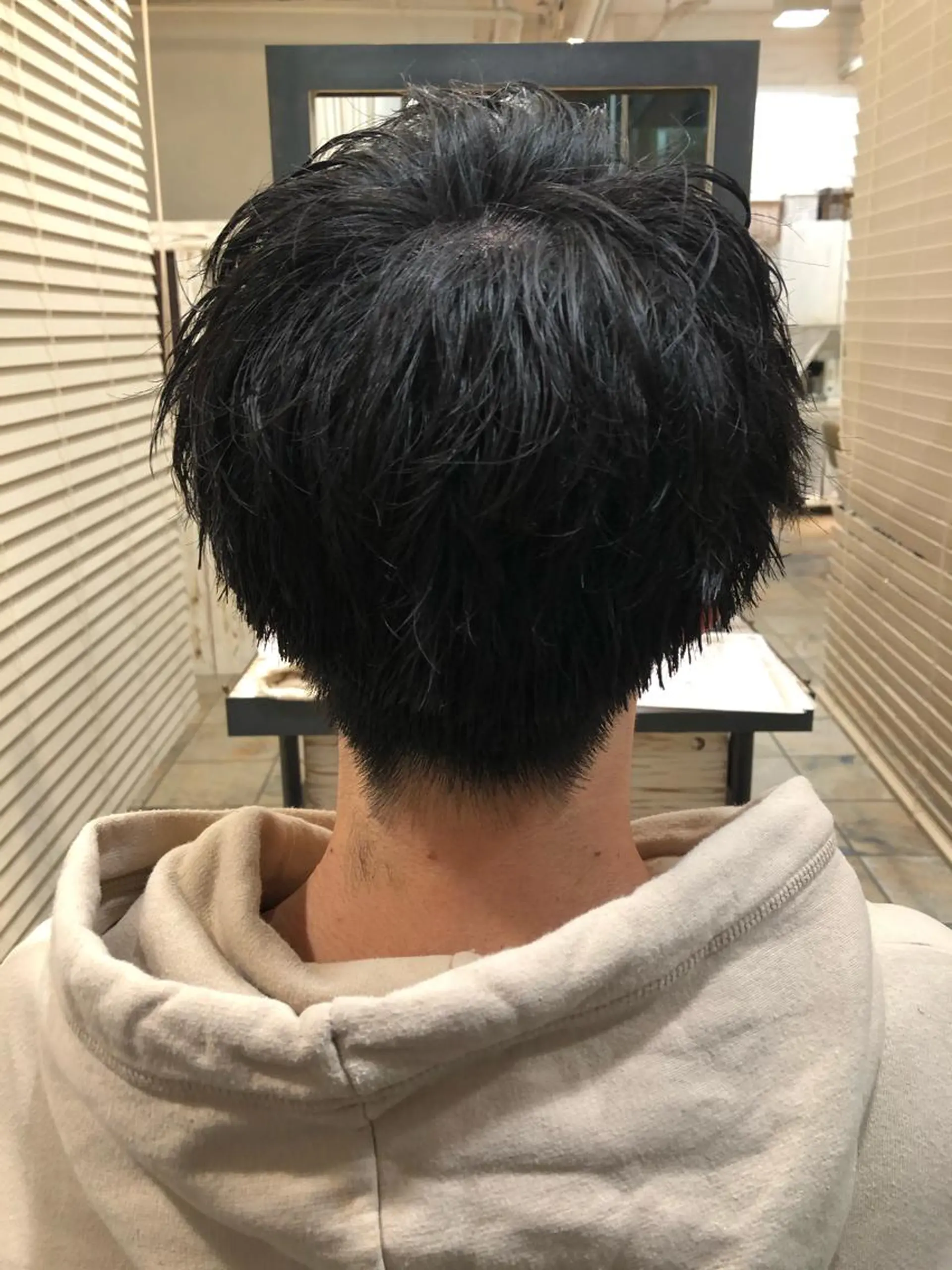 ショート カラー パーマ メンズ メンズサロン💈 吉岡陽【中野】のヘアスタイル
