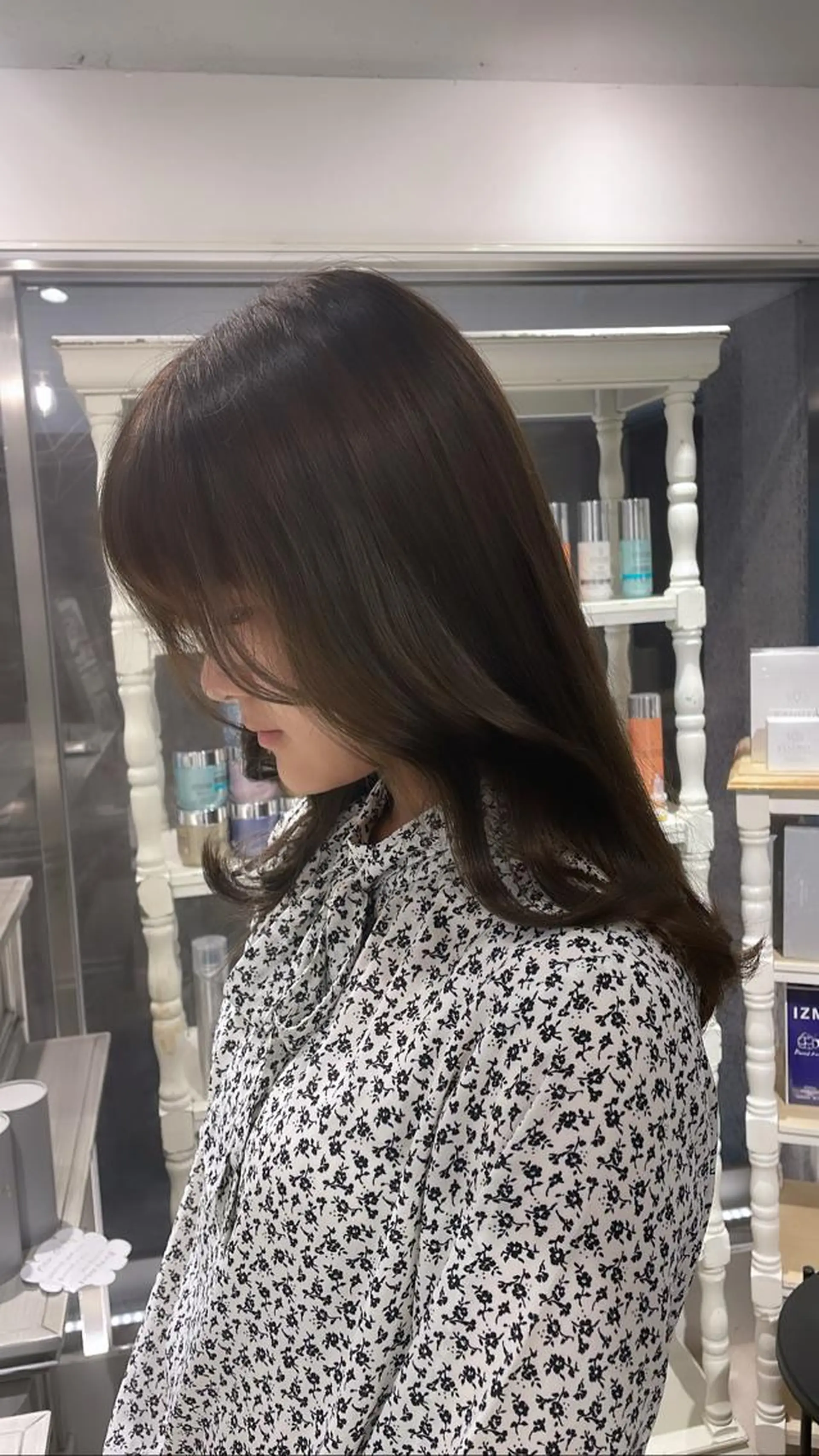 ロング カラー アッシュ アッシュブラウン ブラウンカラー 透明感カラー CreBiA   eyelash所属・CreBiA🎀 ayaのマツエク・マツパデザイン