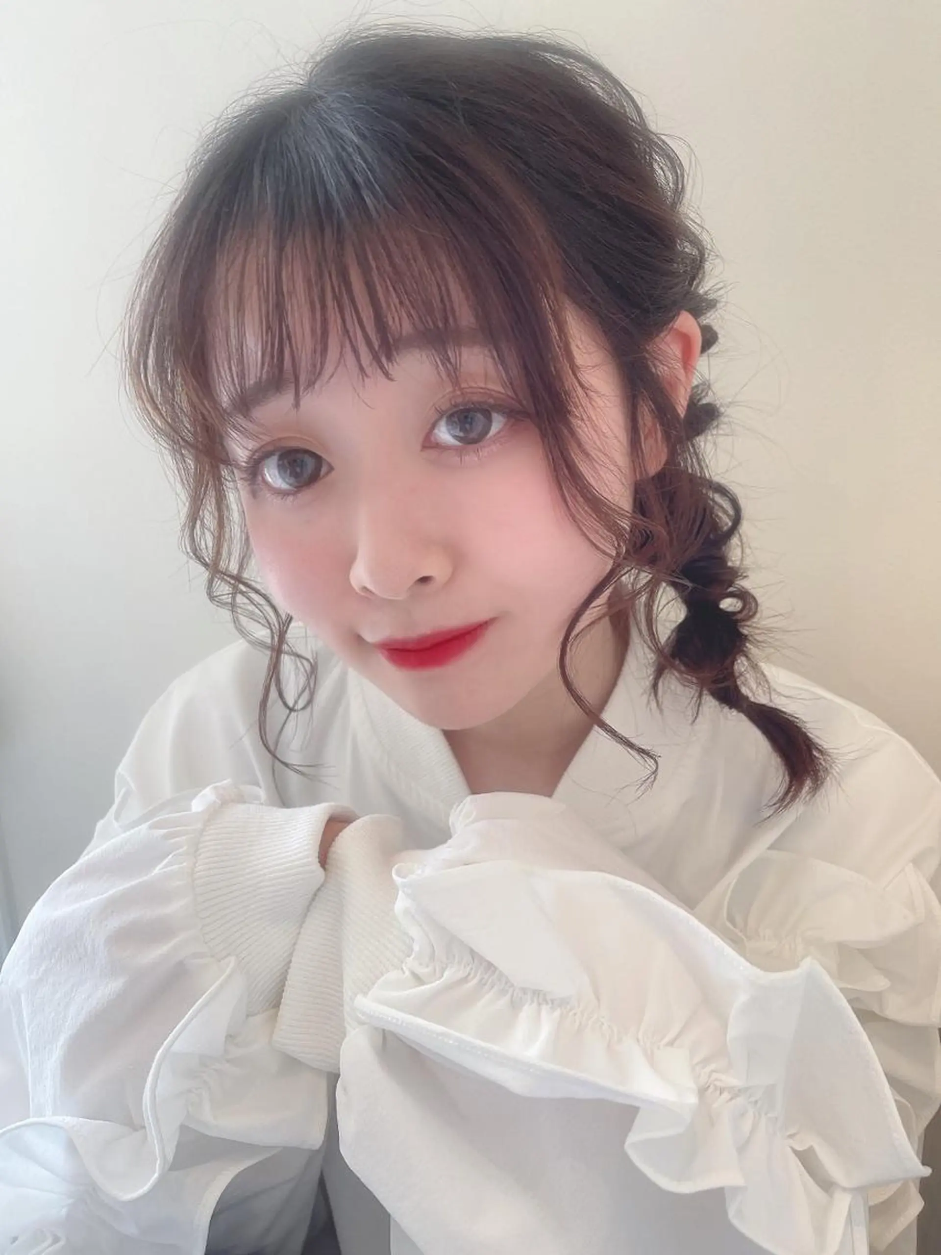 ミディアム ヘアアレンジ m i k u n aのヘアスタイル