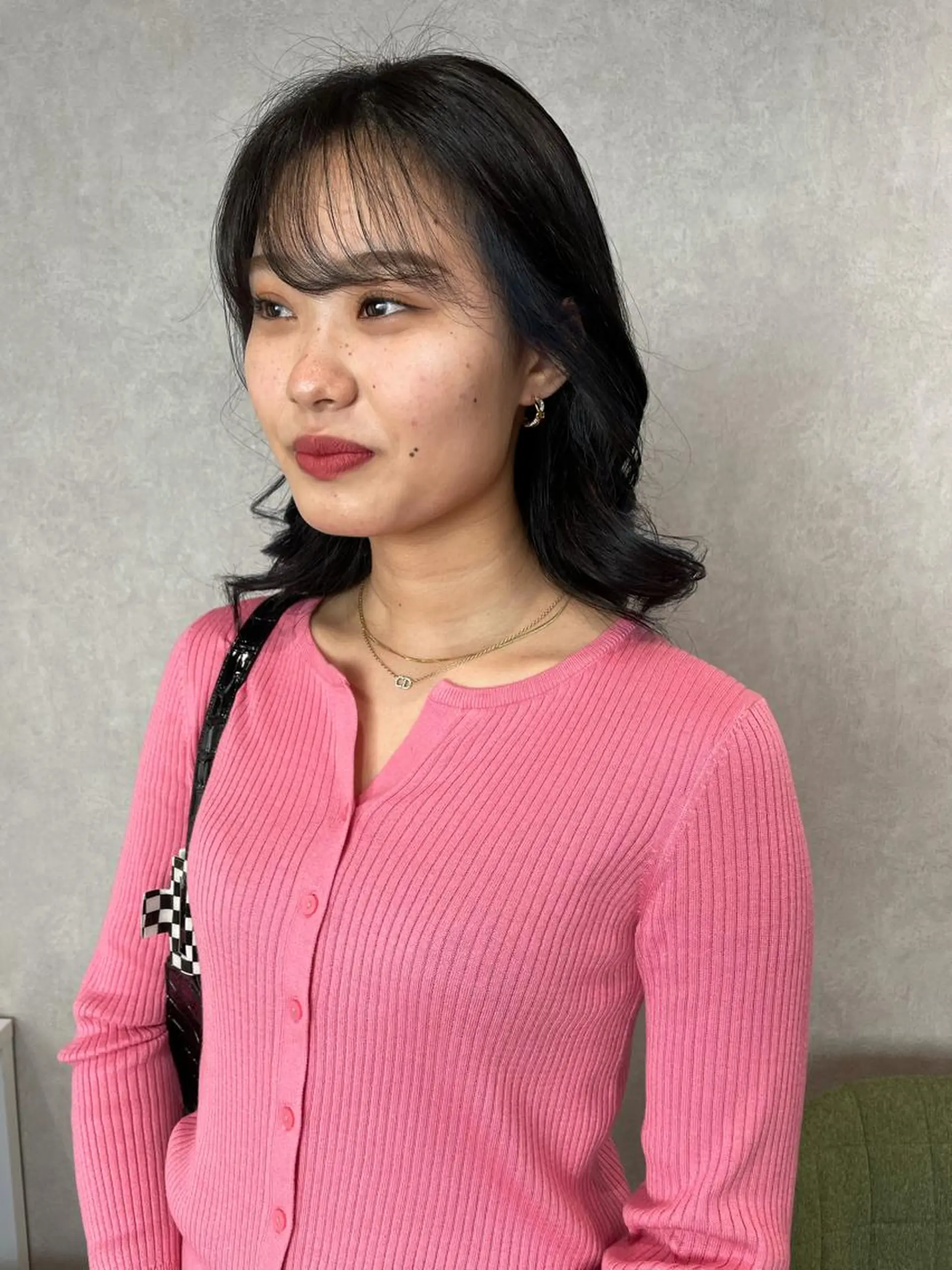 ミディアム カラー ヘアカラー ナチュラル透明感🌱 小山美樹子のヘアスタイル