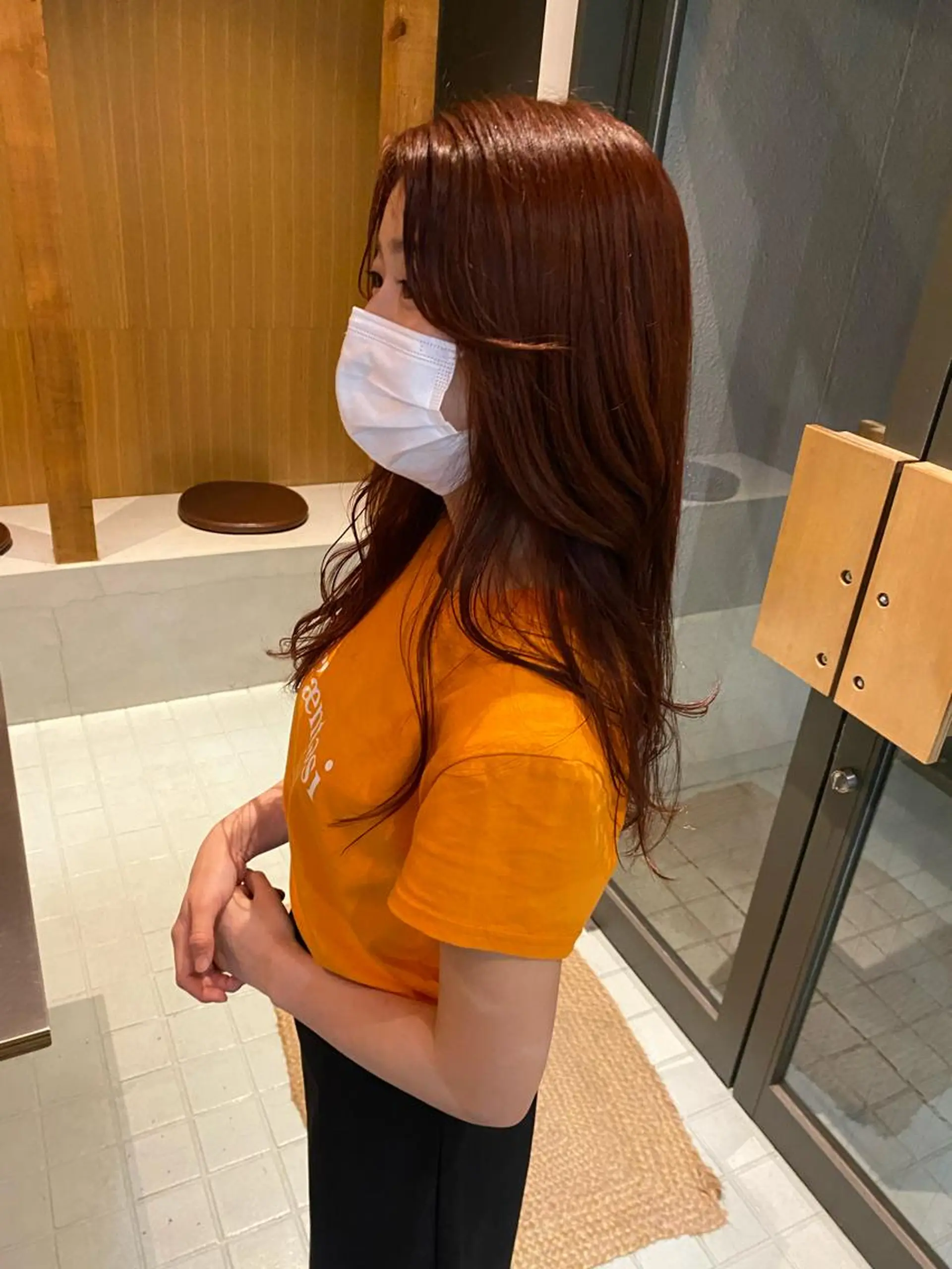 ロング ムナカタ アカリのヘアスタイル