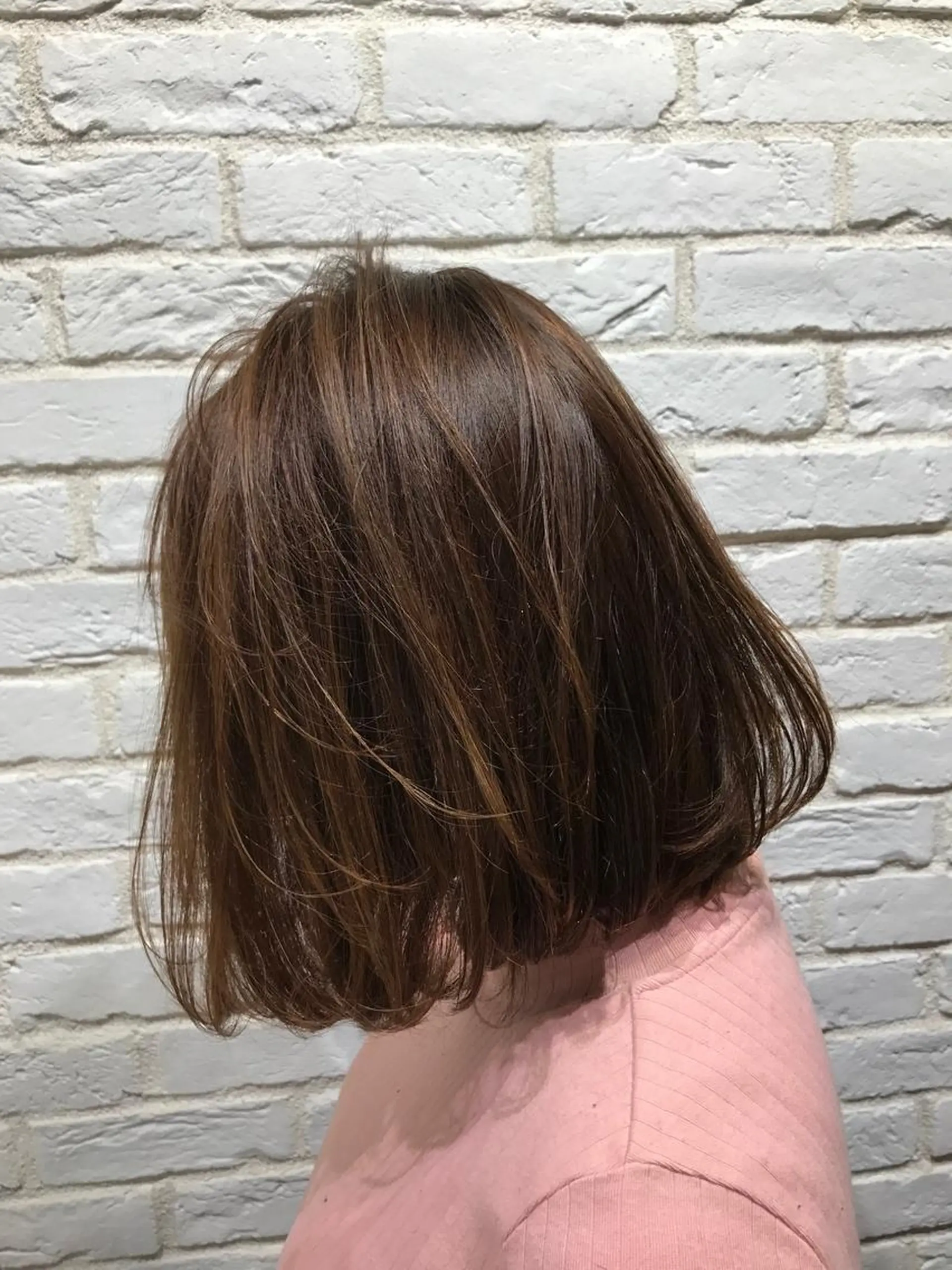 ミディアム カラー UMEDA FIGAROのヘアスタイル